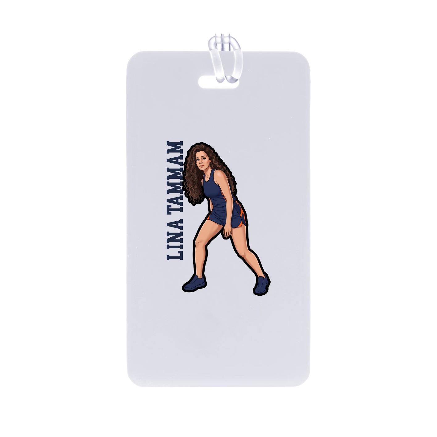 Bag Tag — Name Vertical in Classic