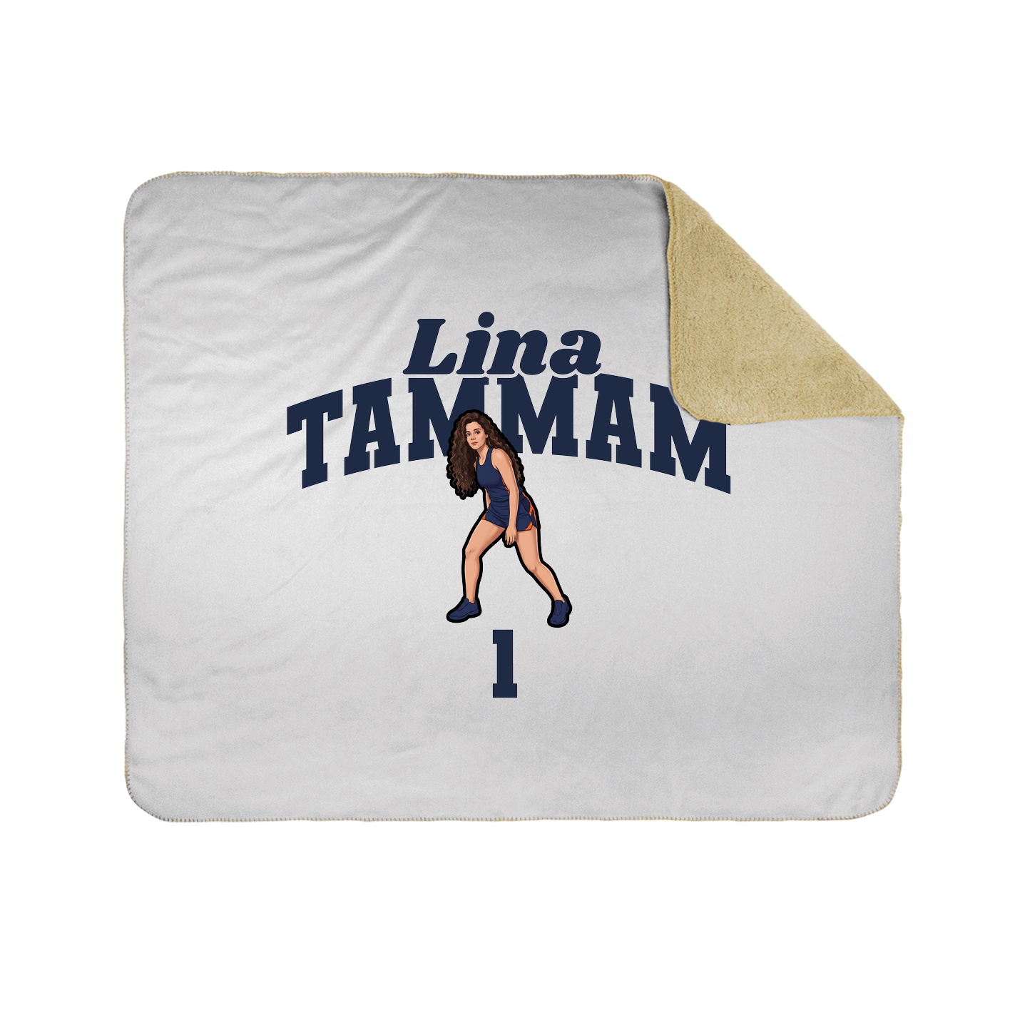 Throw Blanket — Signature Arch in White