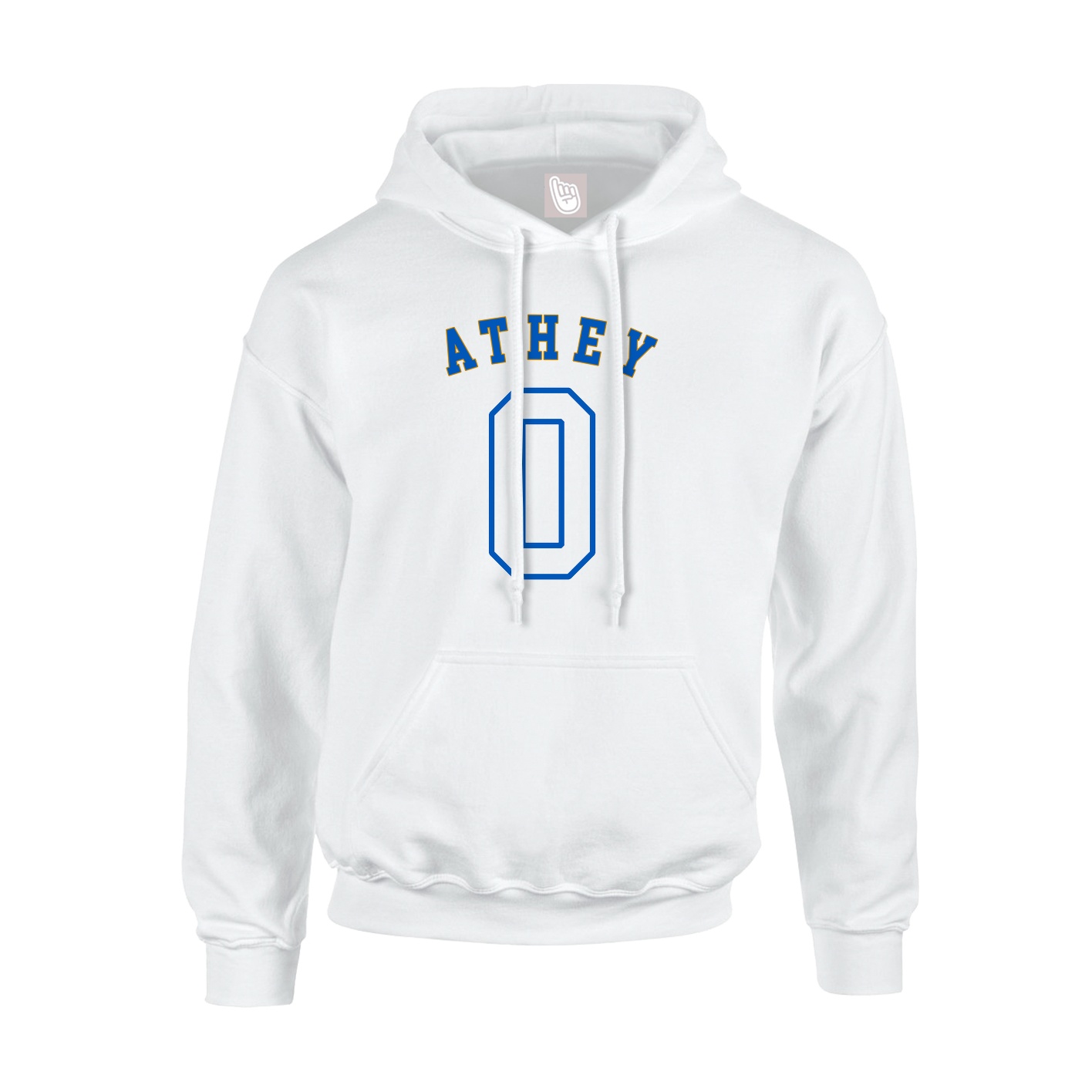 Youth Hoodie — Shirsey Arch in White