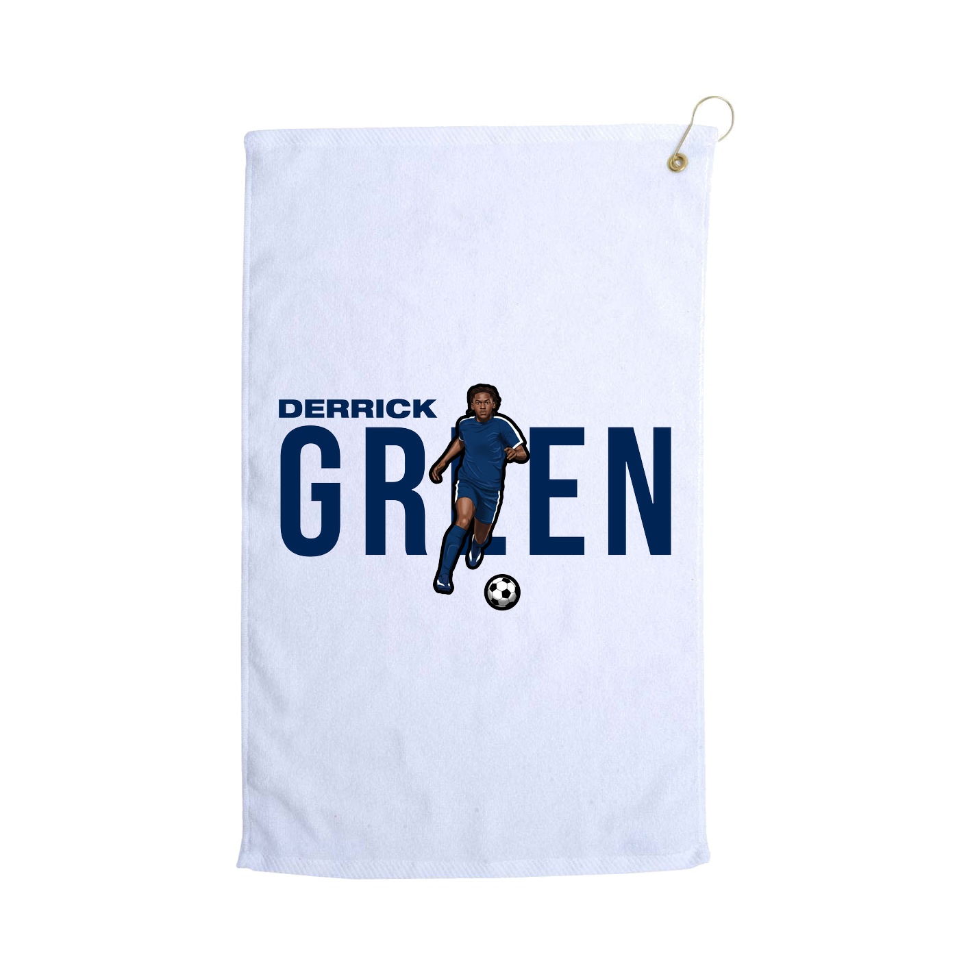 Golf Towel — Player Name in White