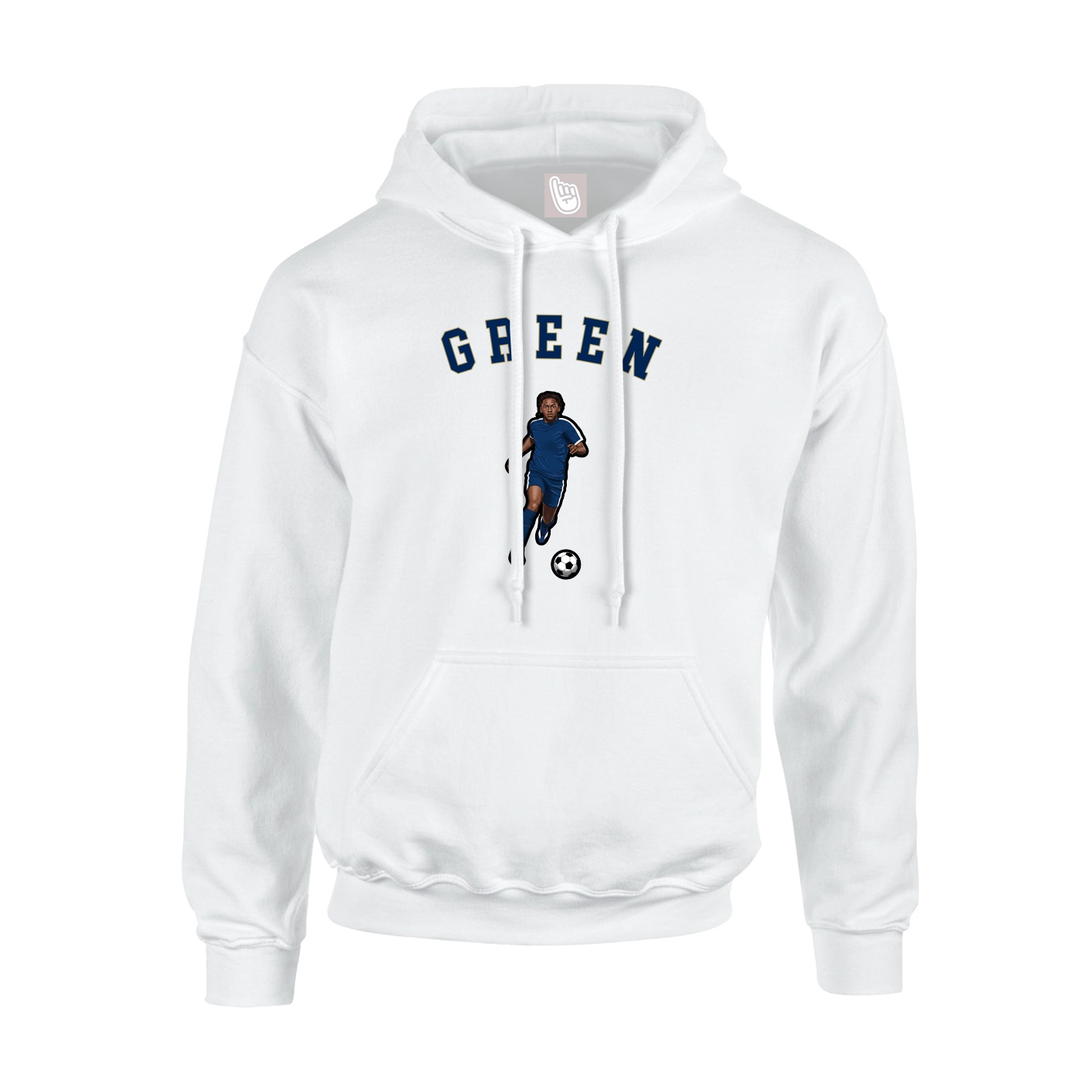Youth Hoodie — Shirsey Arch in White