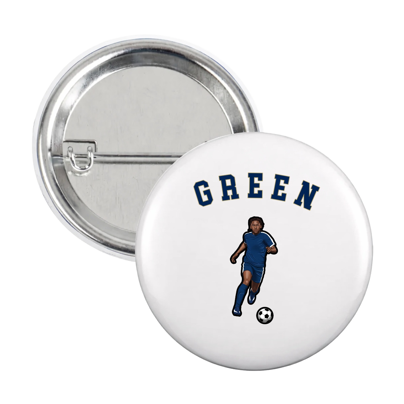 Game Day Button — Shirsey Arch in White