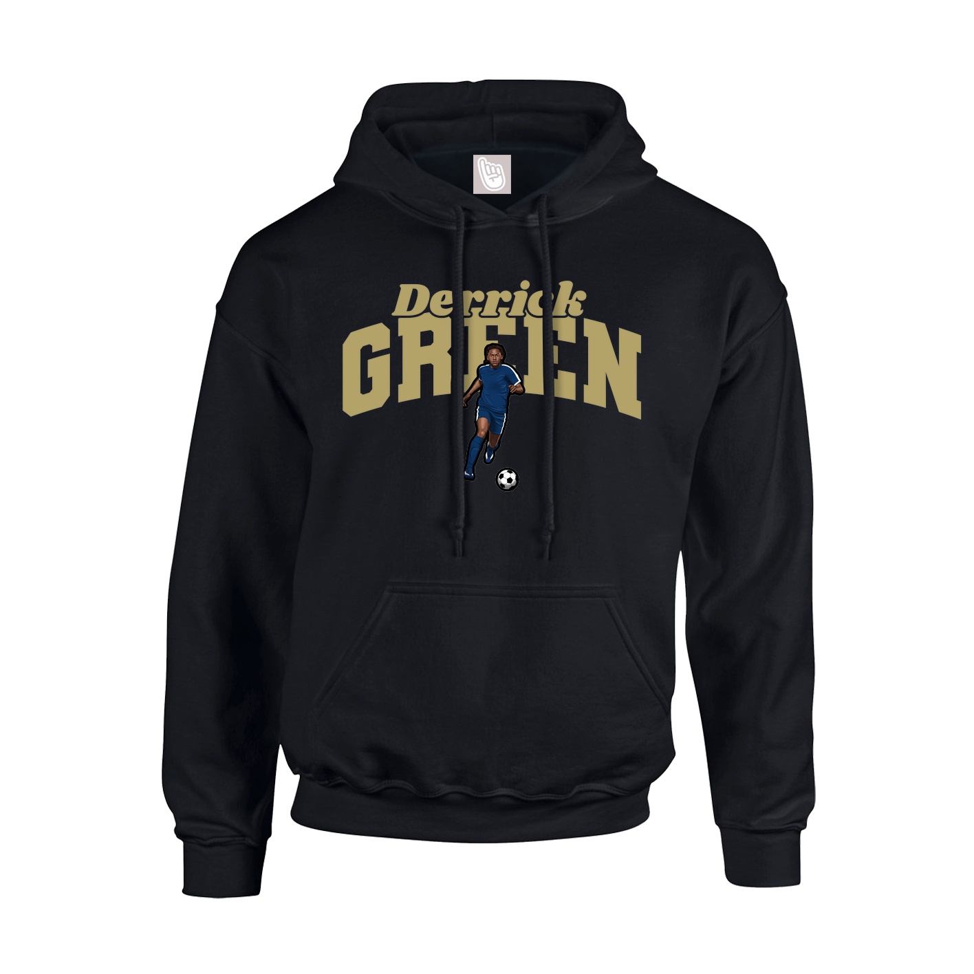 Hoodie — Signature Arch in Black