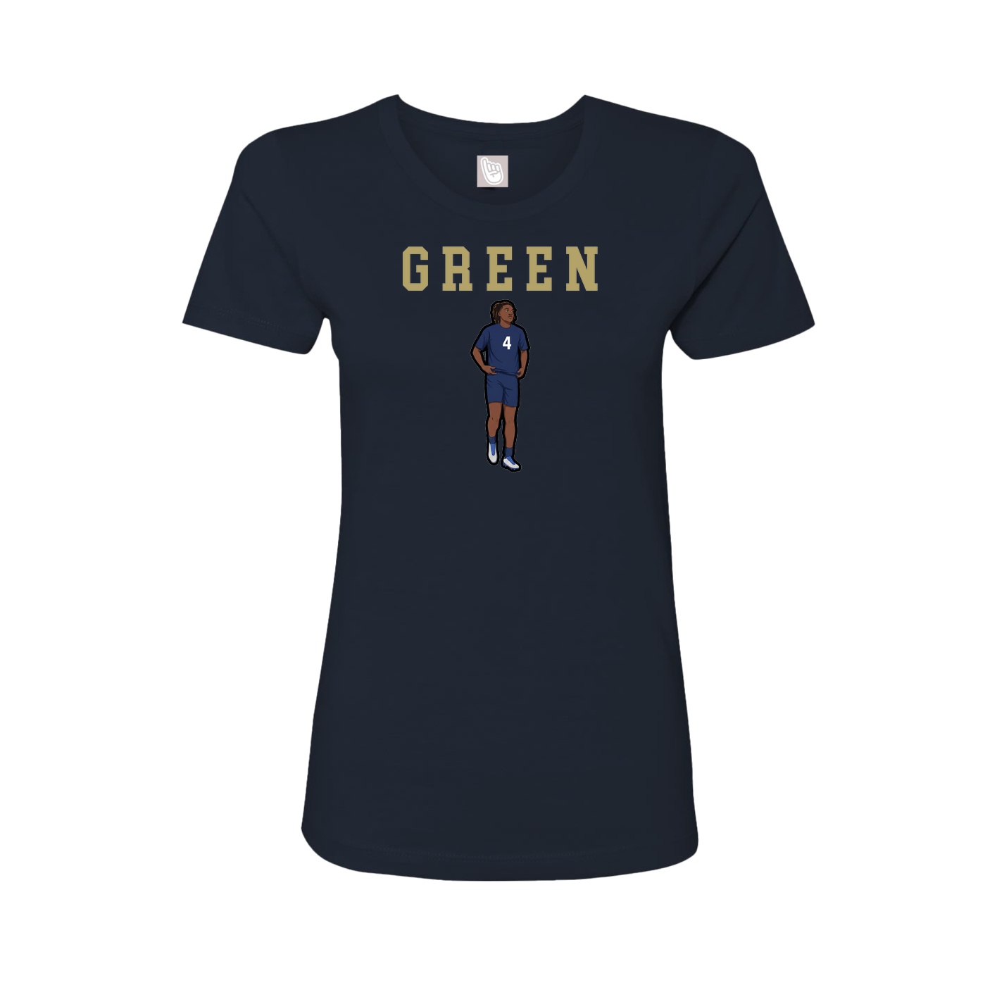 Fitted Women's Tee — Shirsey in Navy