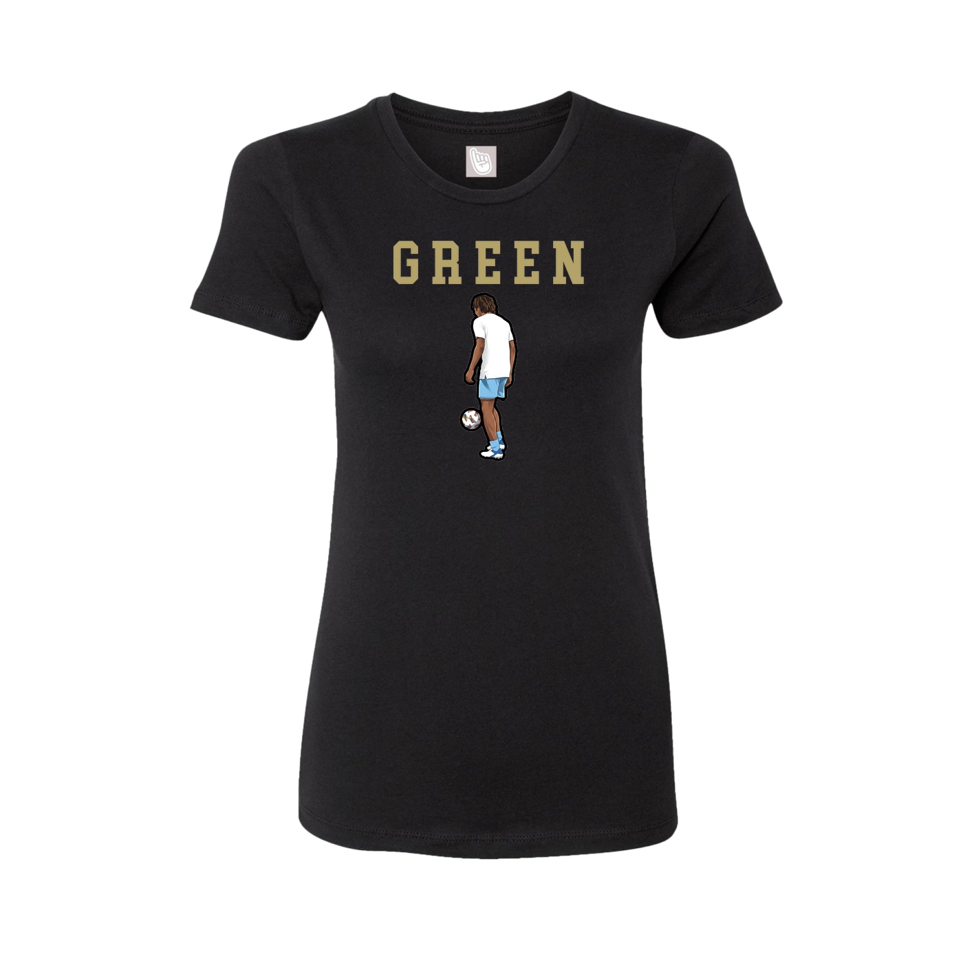 Fitted Women's Tee — Shirsey in Black