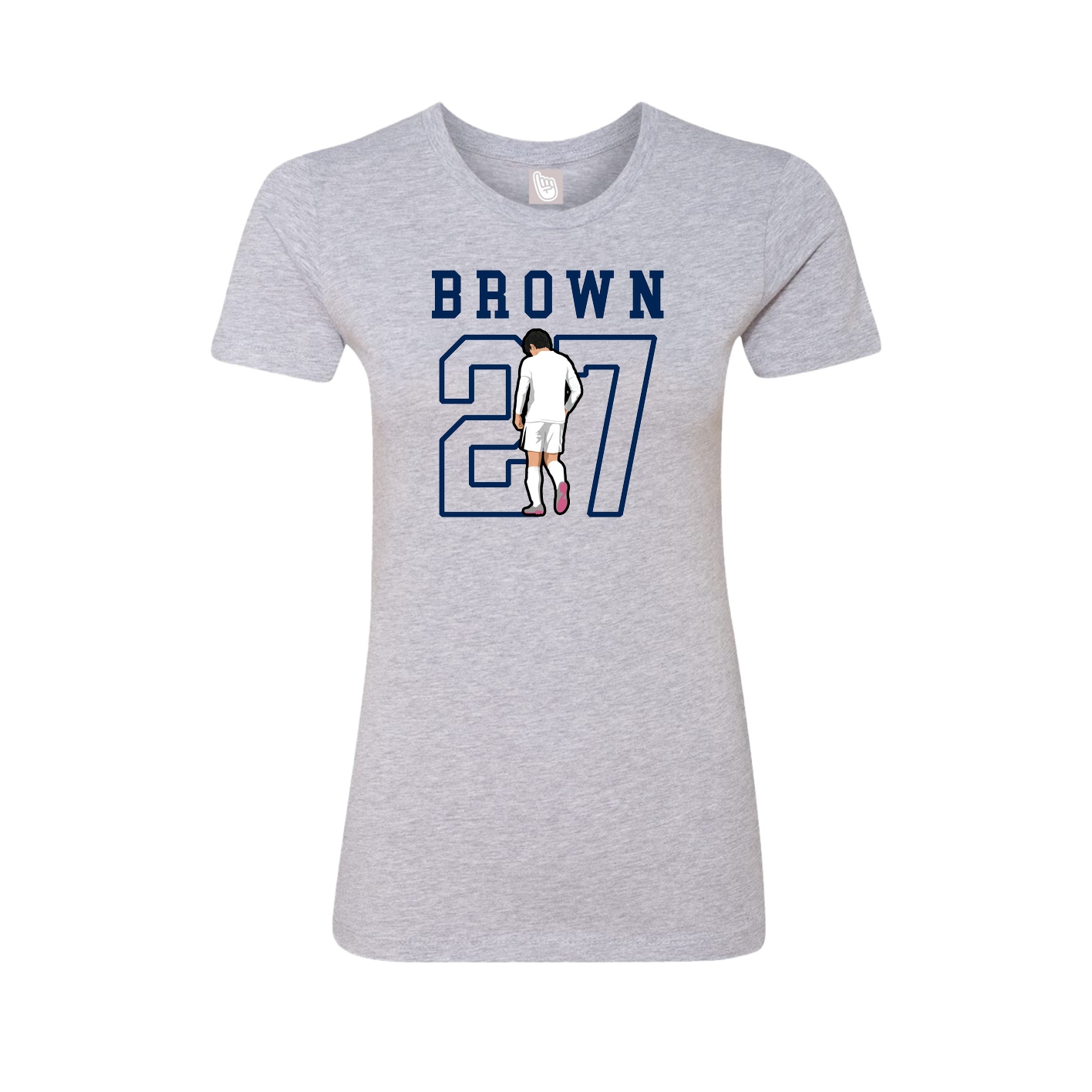 Fitted Women's Tee — Shirsey in Grey