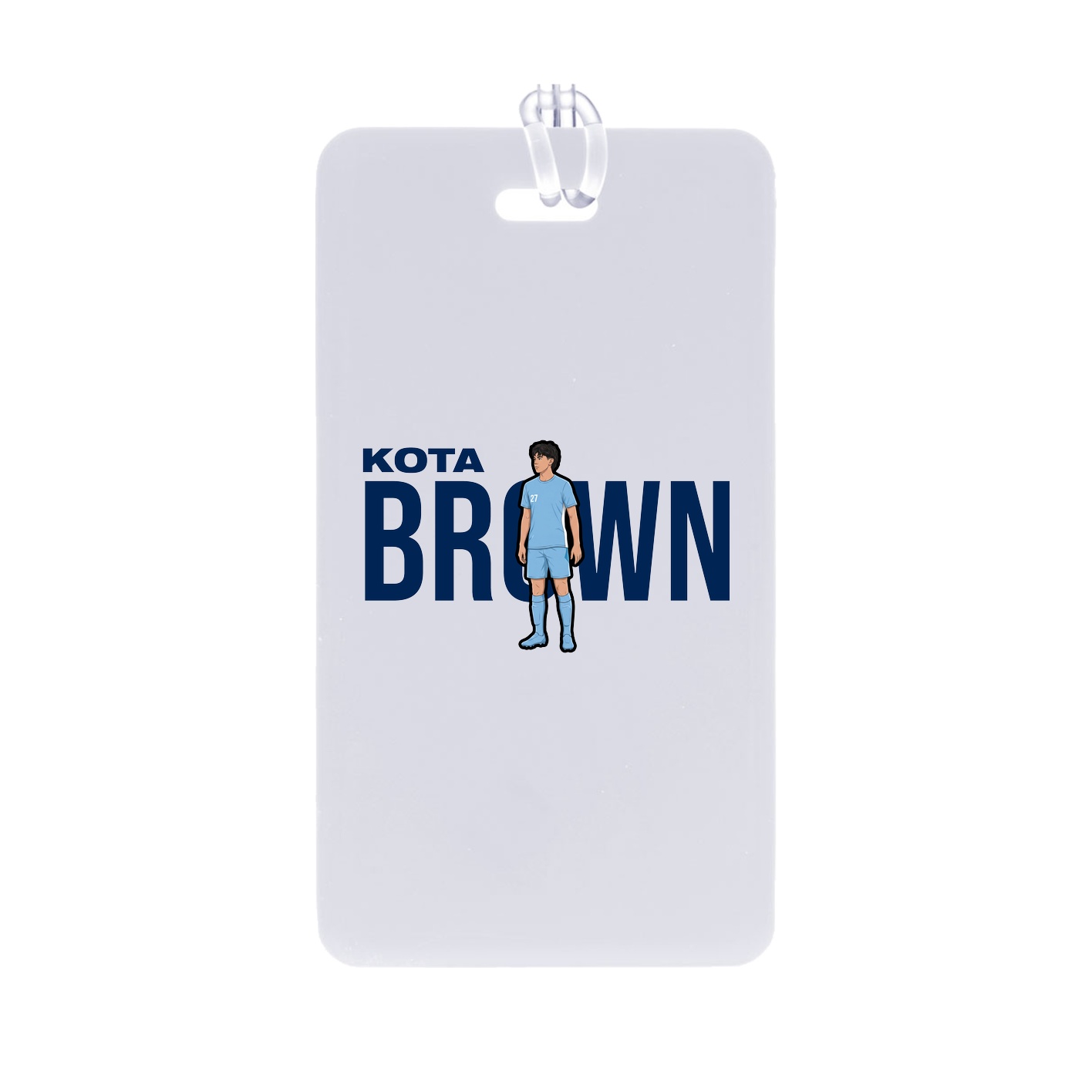 Bag Tag — Player Name in Classic