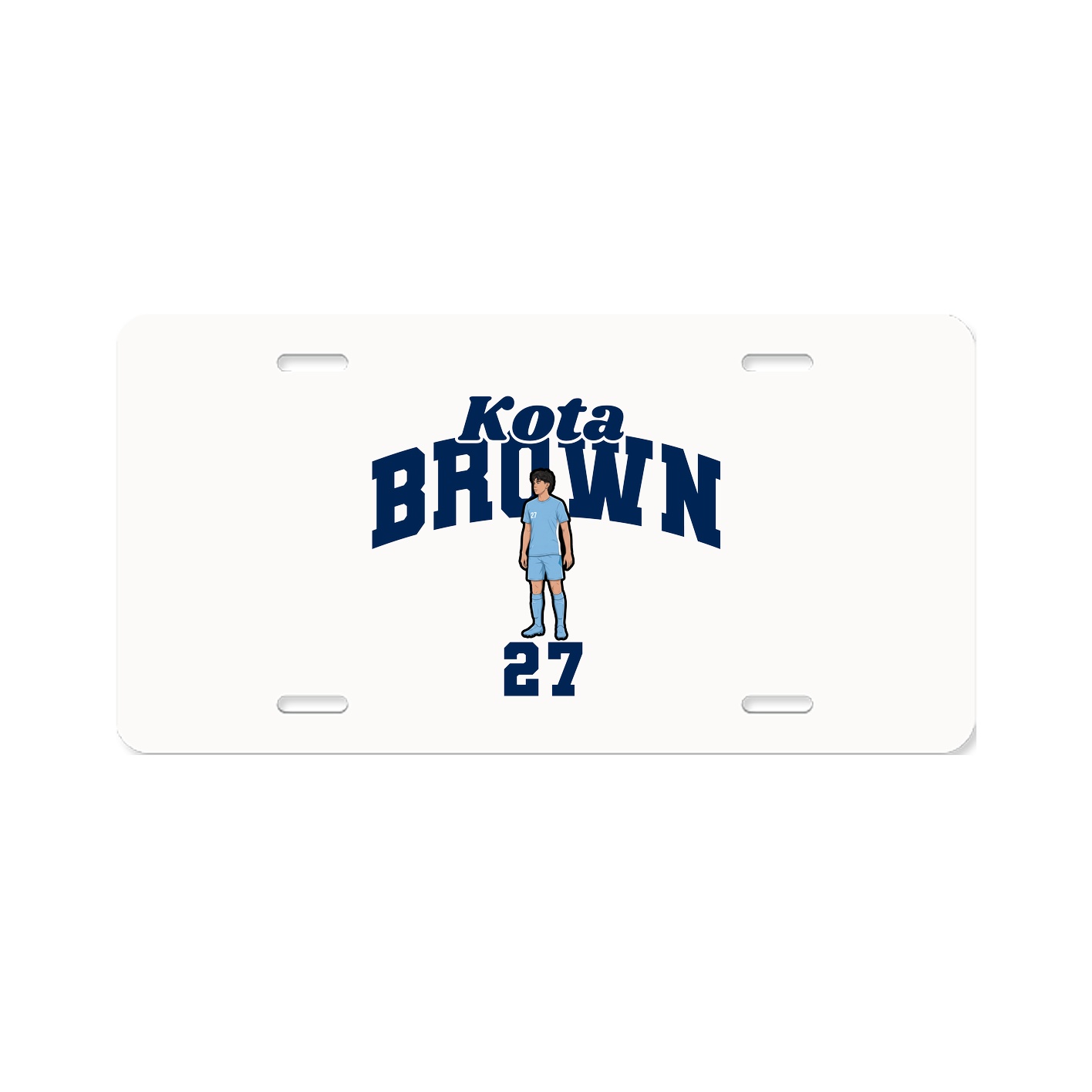 License Plate — Signature Arch in Classic