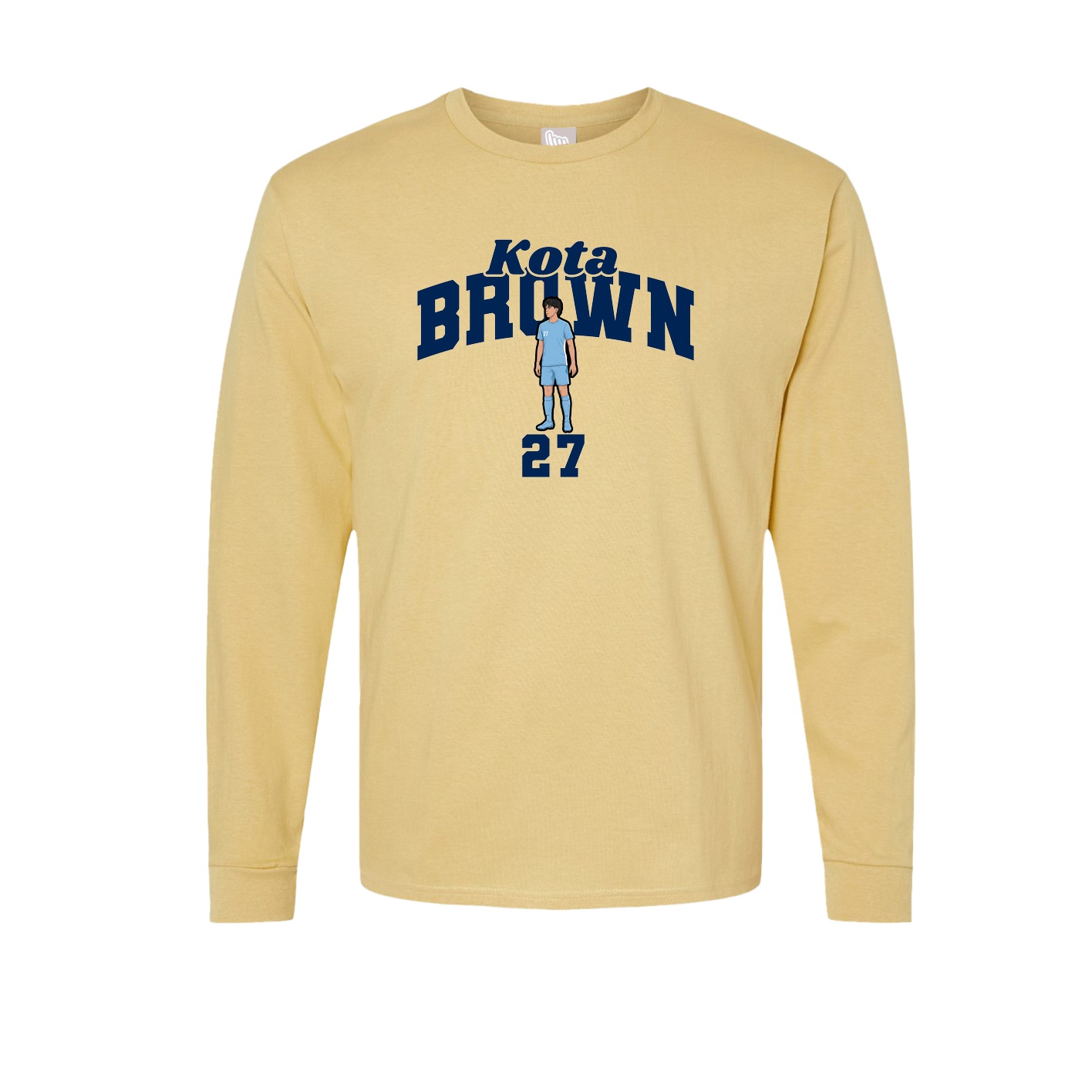 Long Sleeve Tee — Signature Arch in Vegas Gold