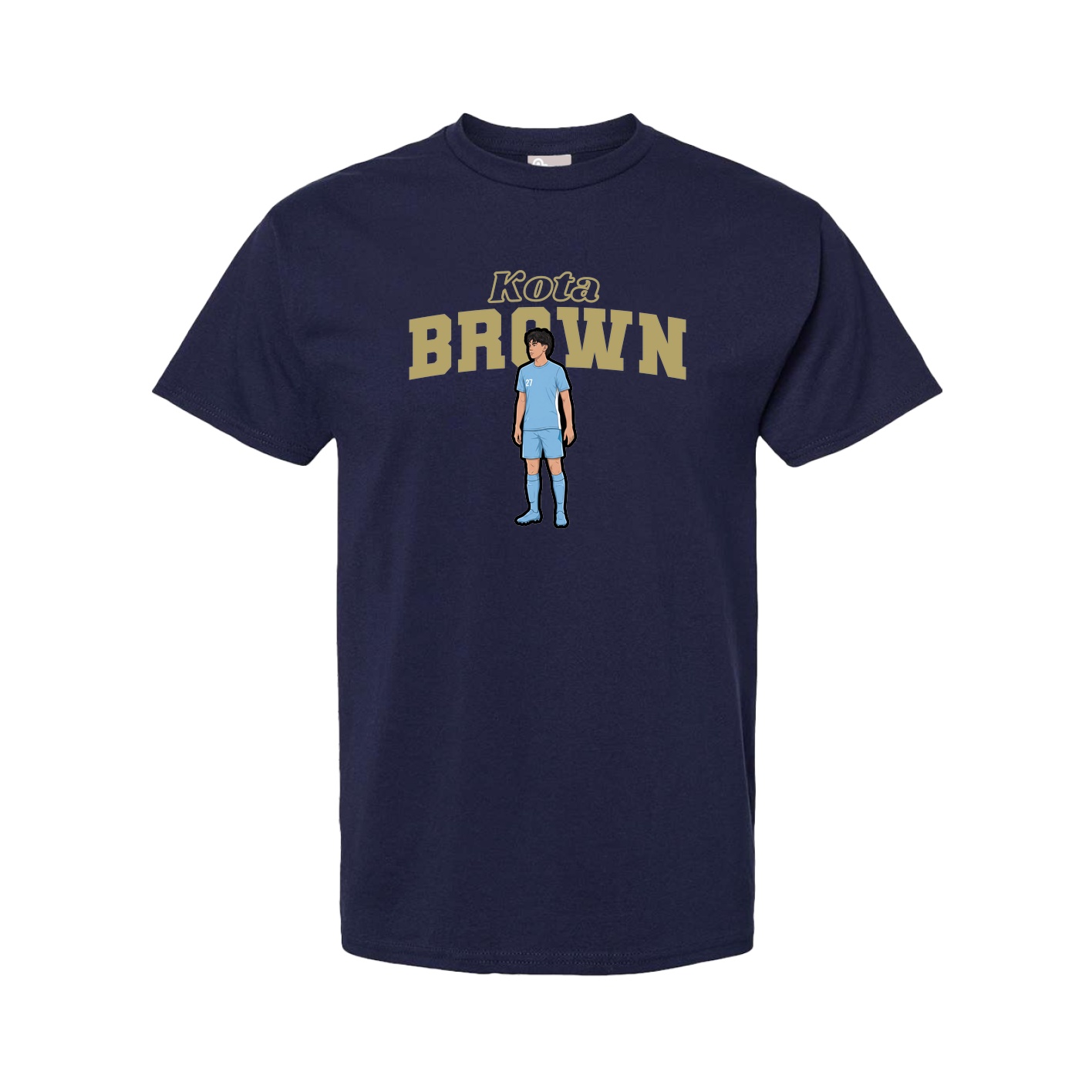 Tee — Name Arch in Navy