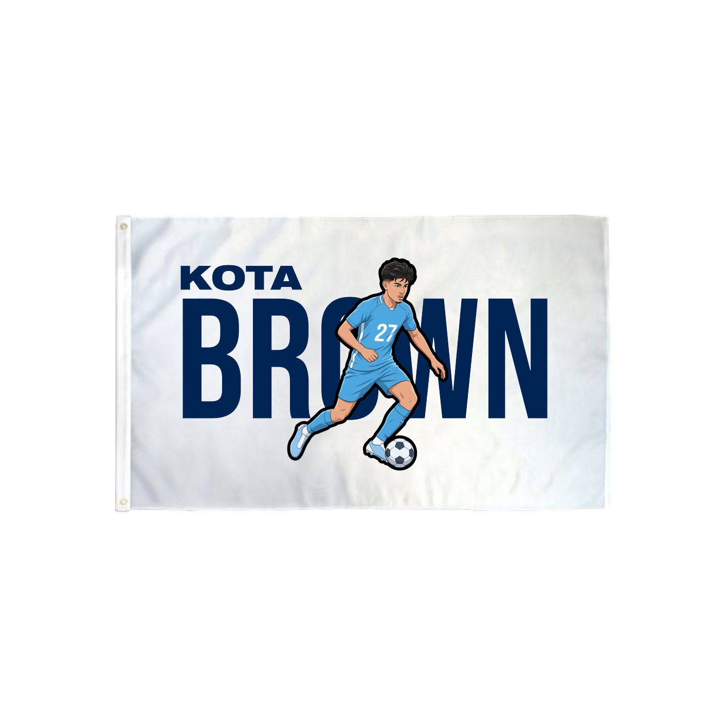 3x5 Flag — Player Name in Classic