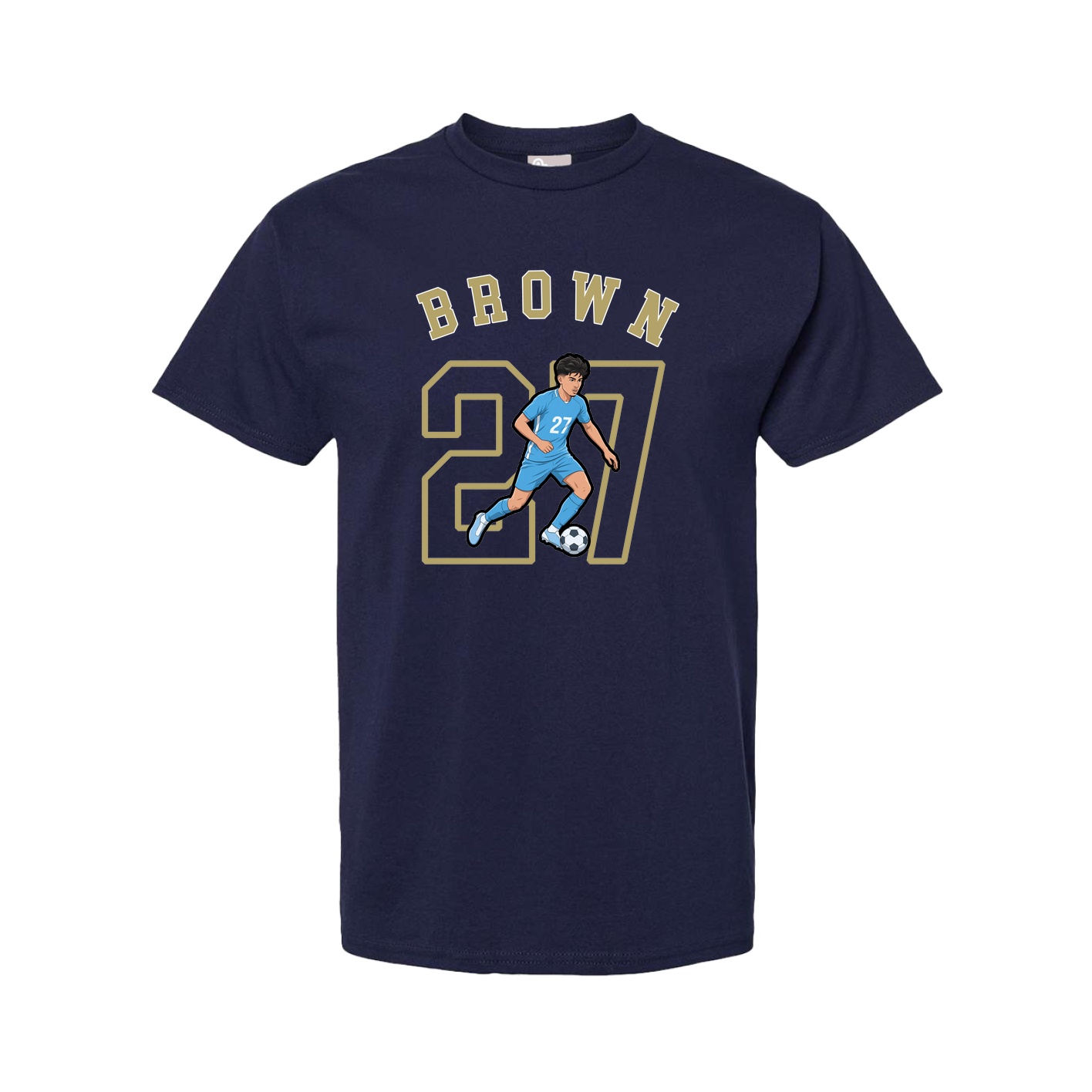 Youth Tee — Shirsey Arch in Navy