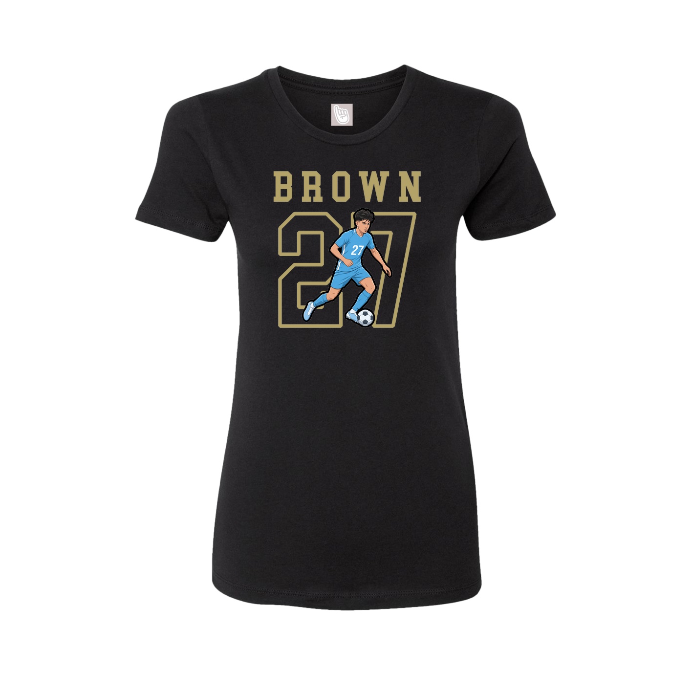 Fitted Women's Tee — Shirsey in Black