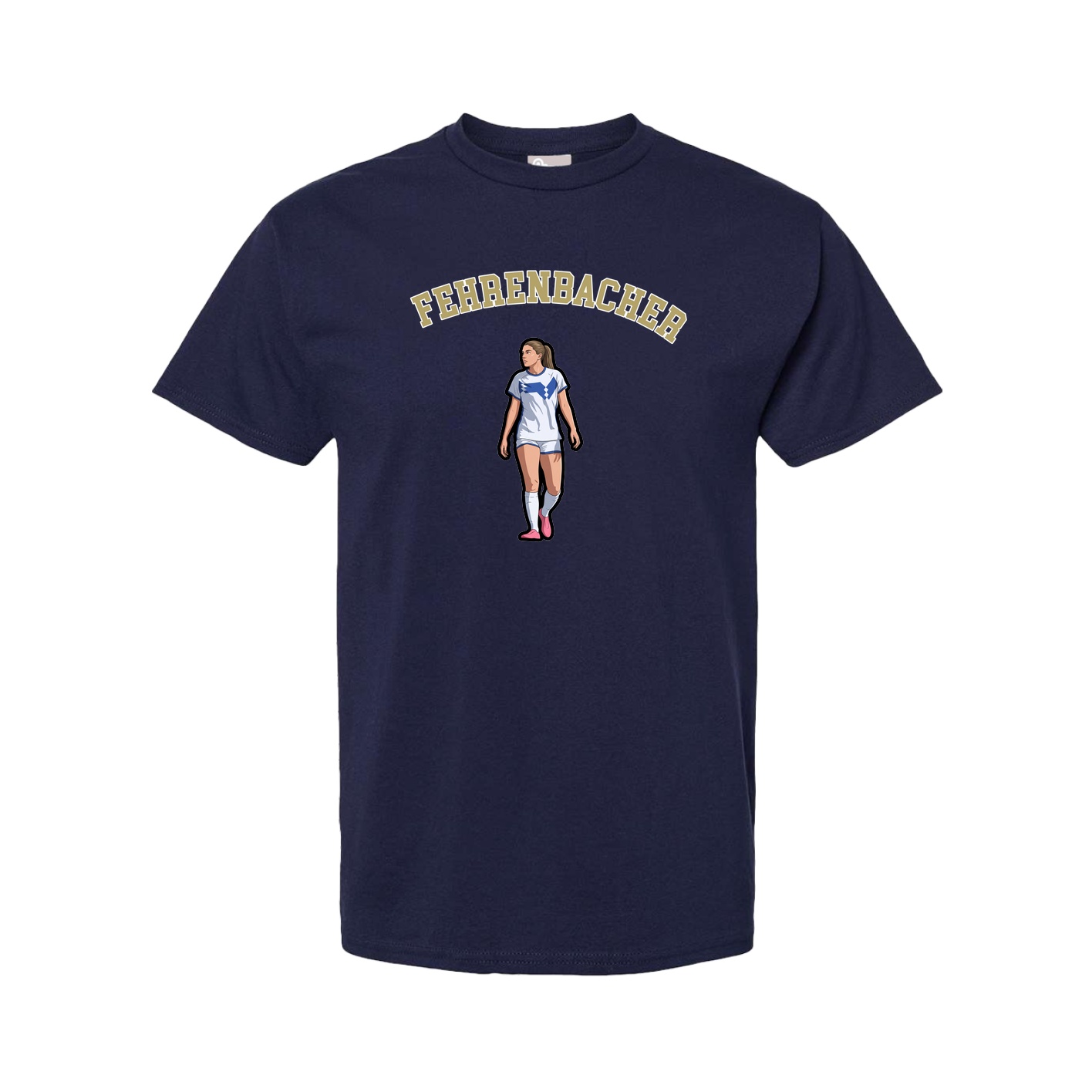 Youth Tee — Shirsey Arch in Navy