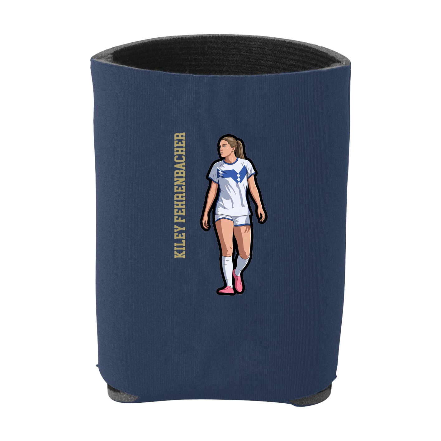 Can Holder — Name Vertical in Navy