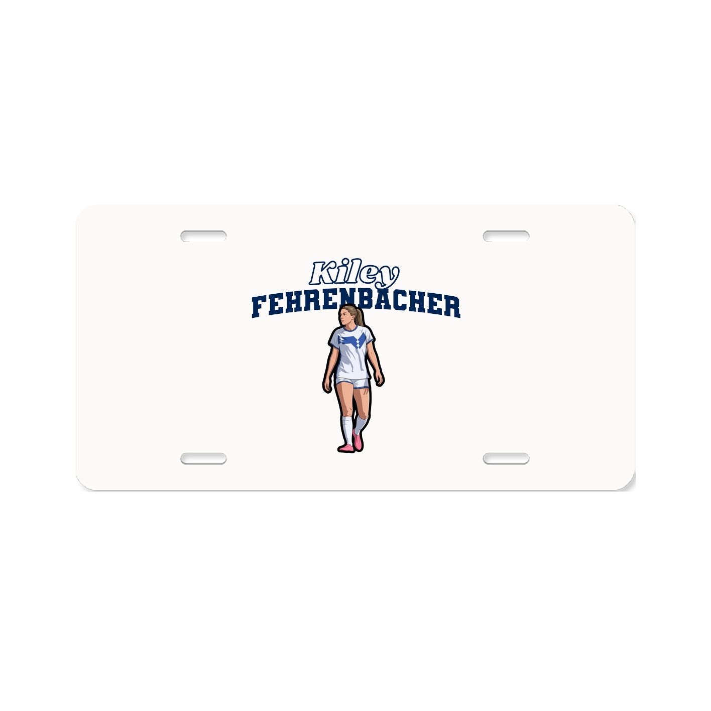 License Plate — Name Arch in Classic