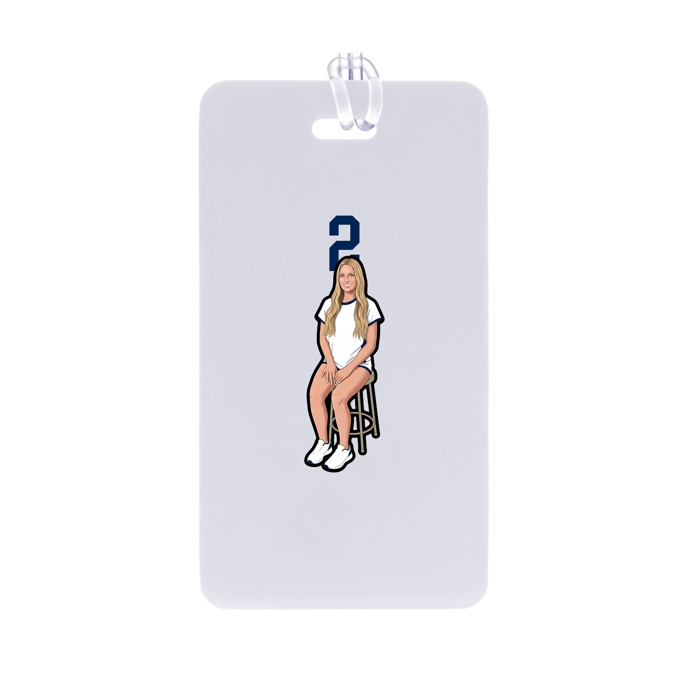 Bag Tag — Number Top in Classic