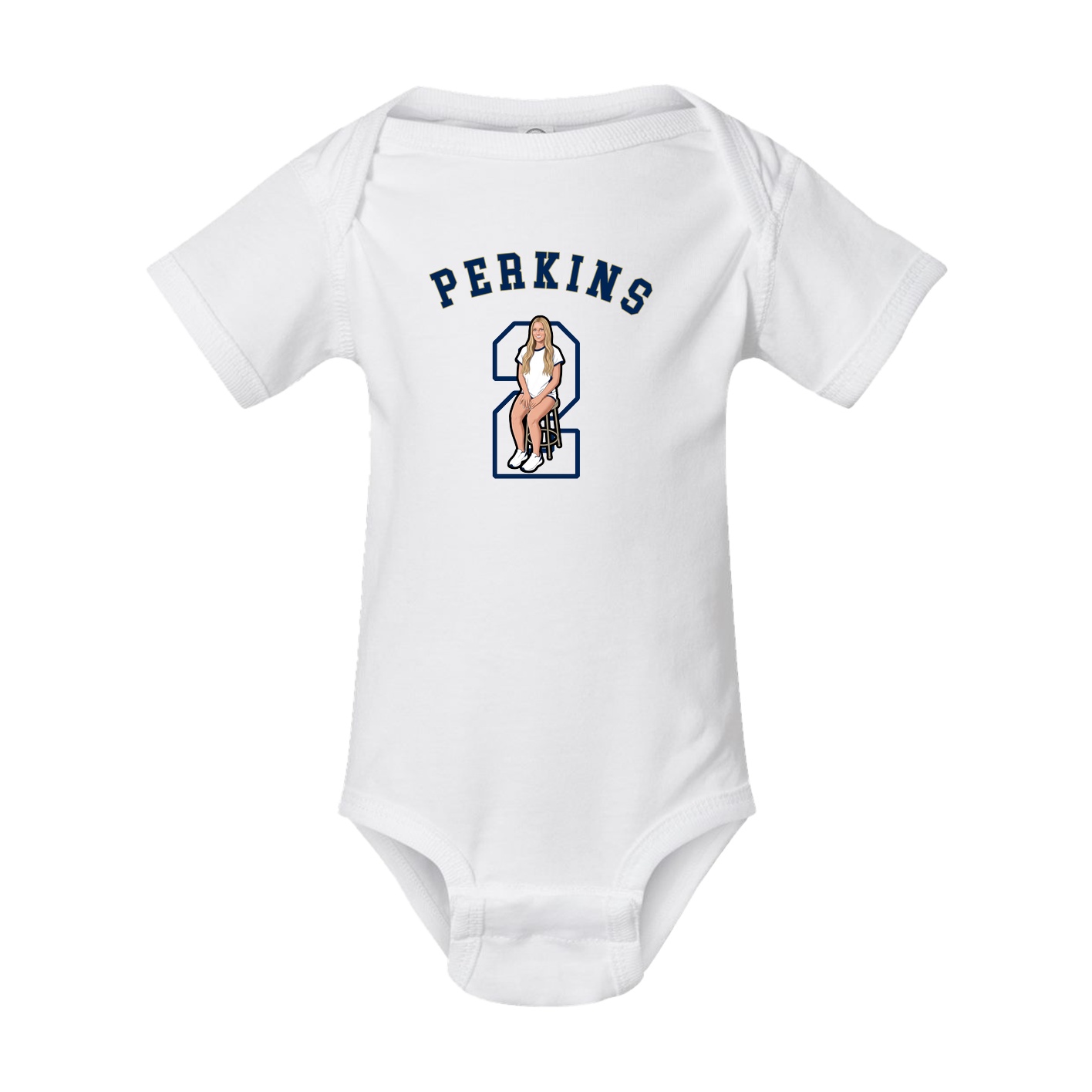Baby Onesie — Shirsey Arch in White
