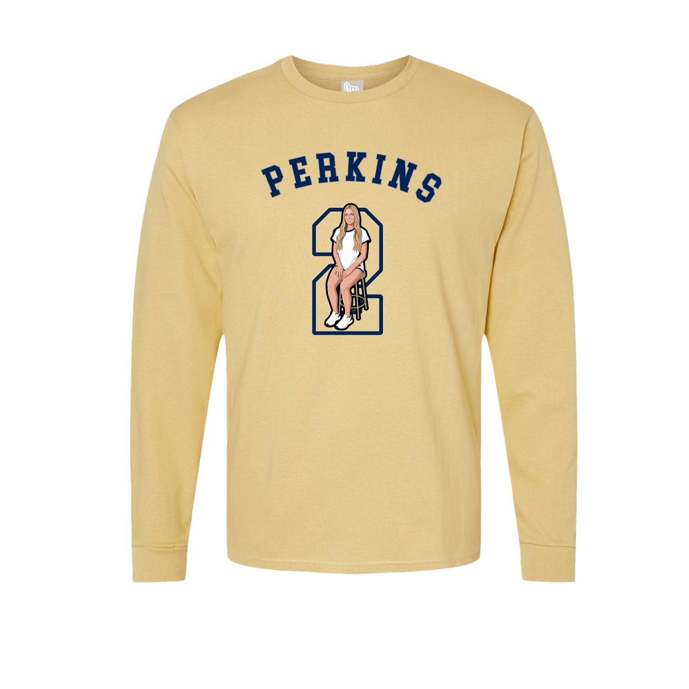 Long Sleeve Tee — Shirsey Arch in Vegas Gold