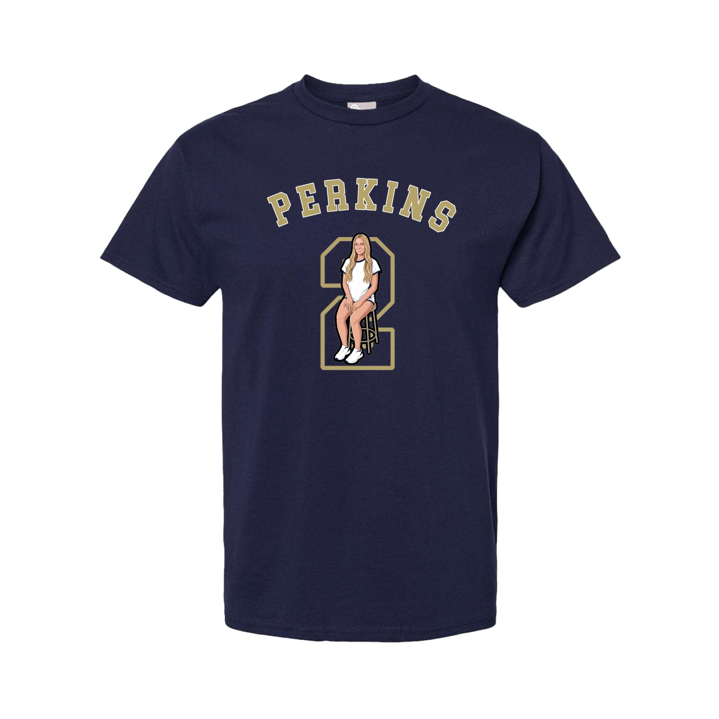 Youth Tee — Shirsey Arch in Navy