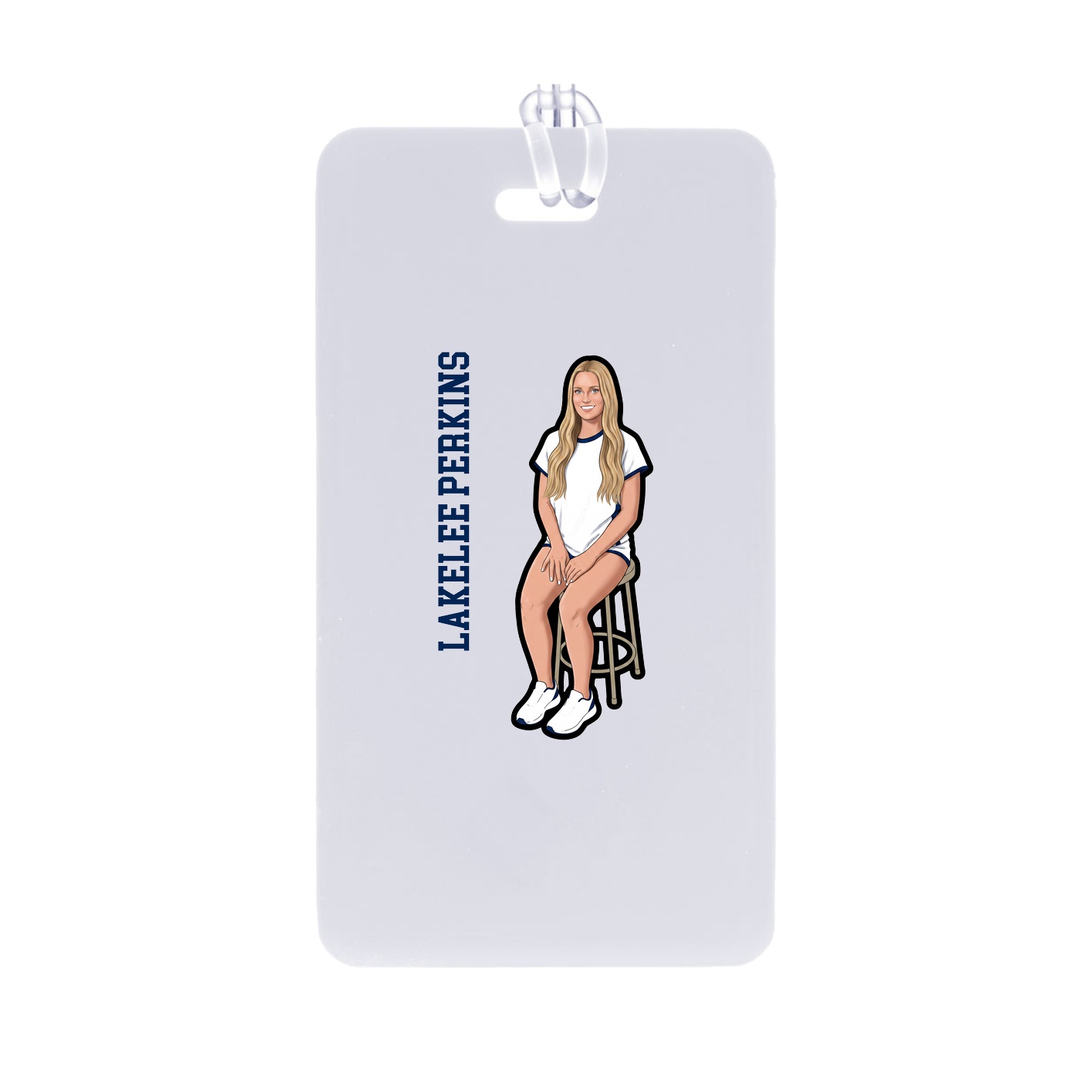 Bag Tag — Name Vertical in Classic