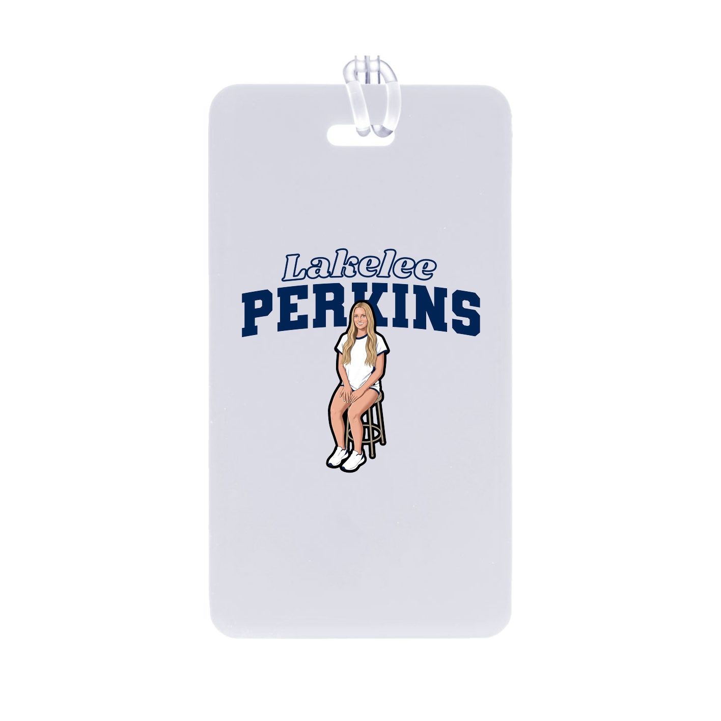 Bag Tag — Name Arch in Classic
