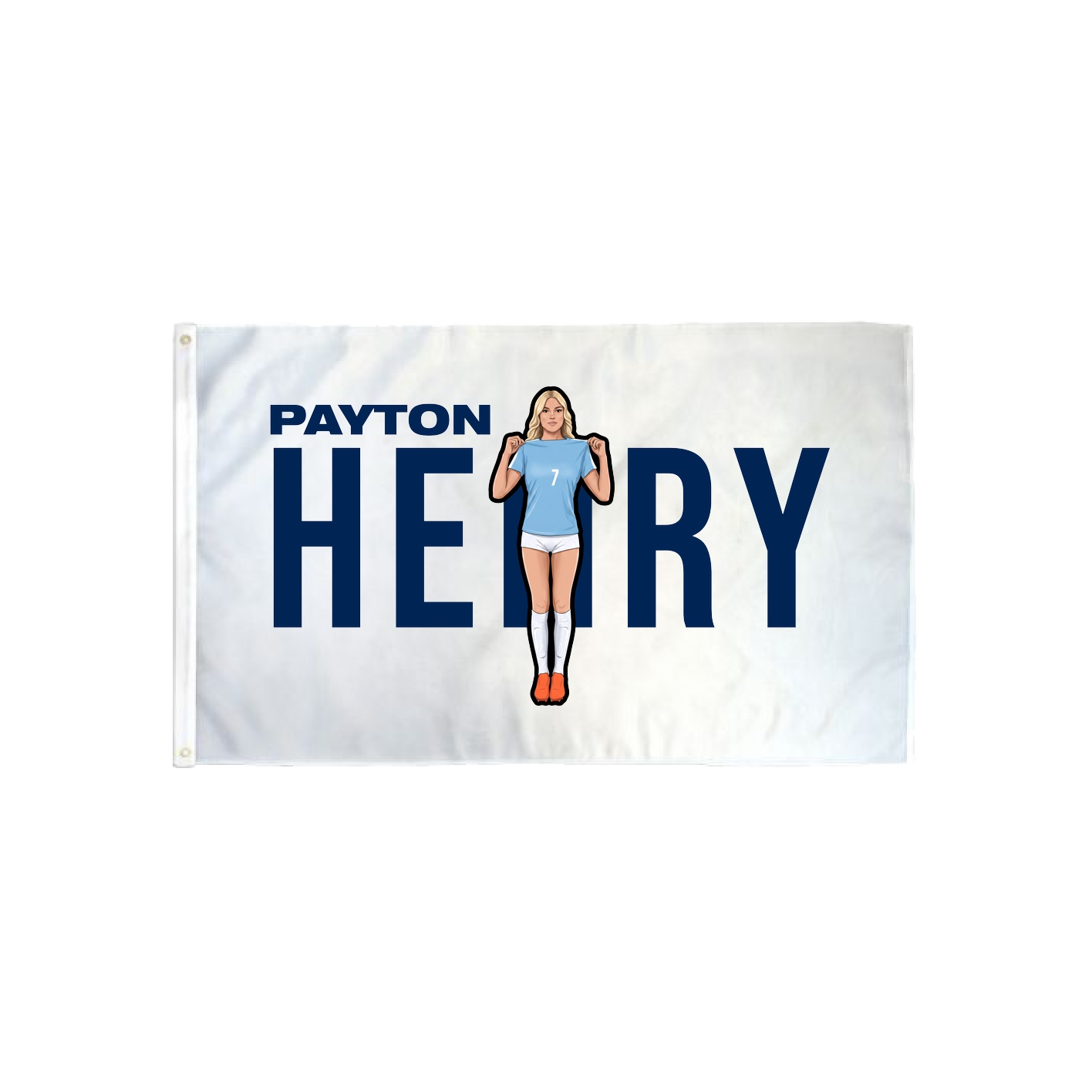 3x5 Flag — Player Name in Classic