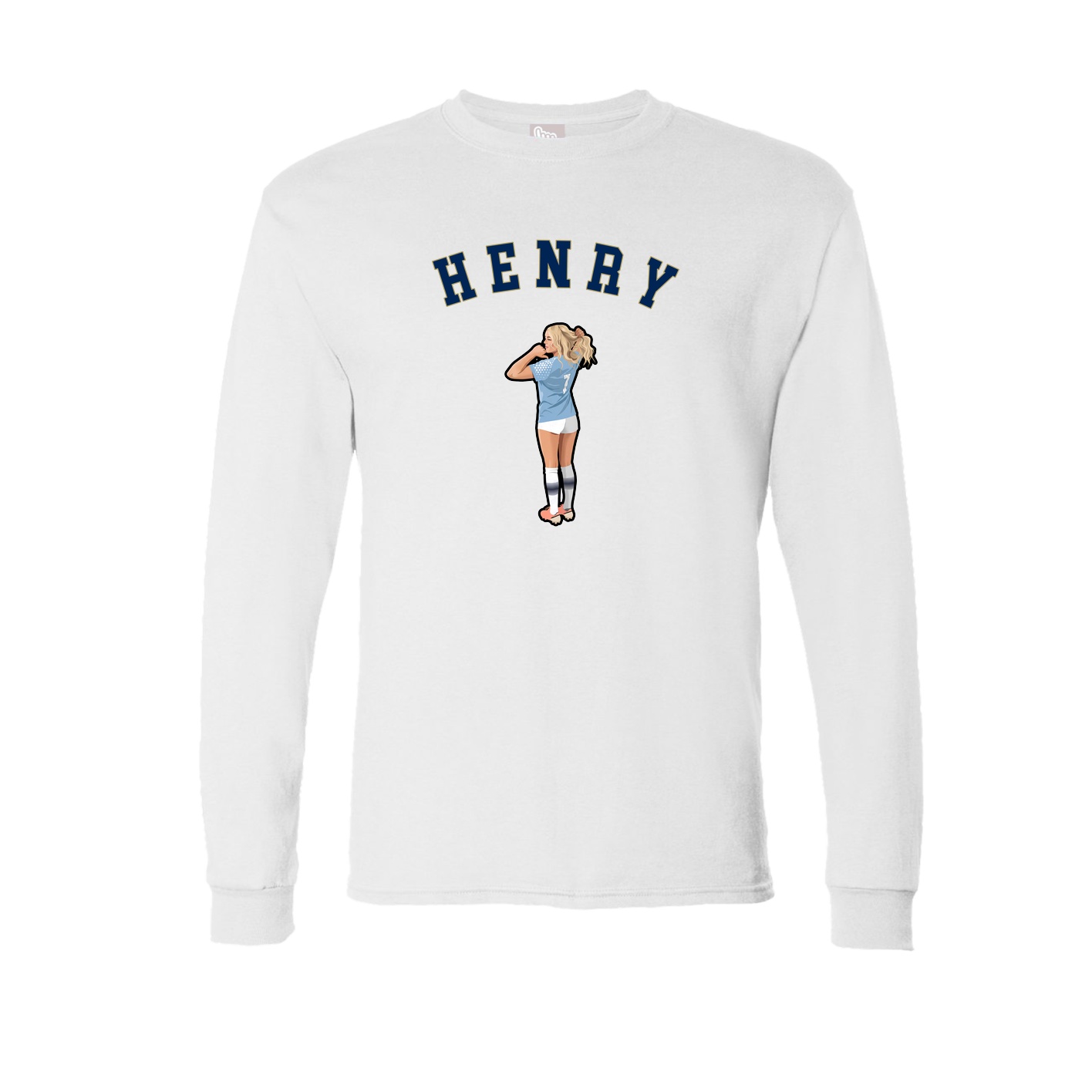 Long Sleeve Tee — Shirsey Arch in White