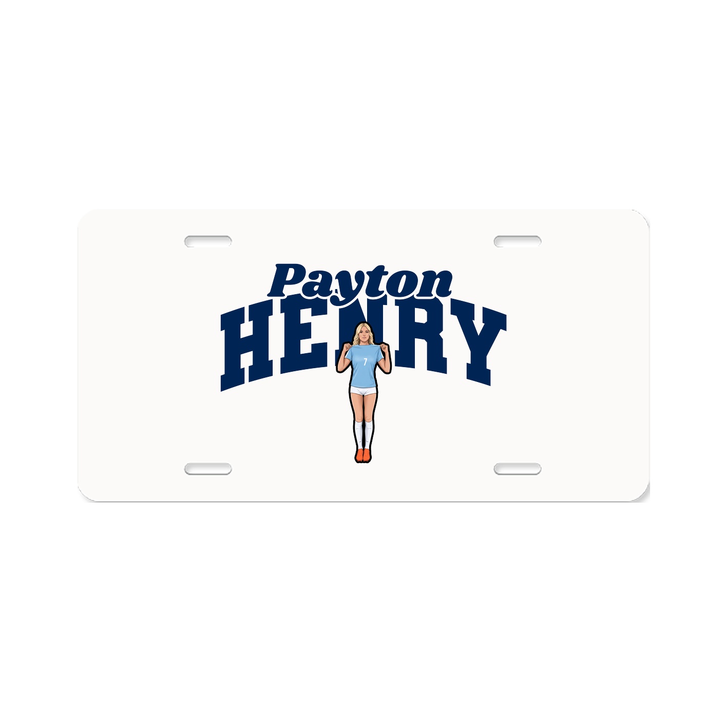 License Plate — Signature Arch in Classic