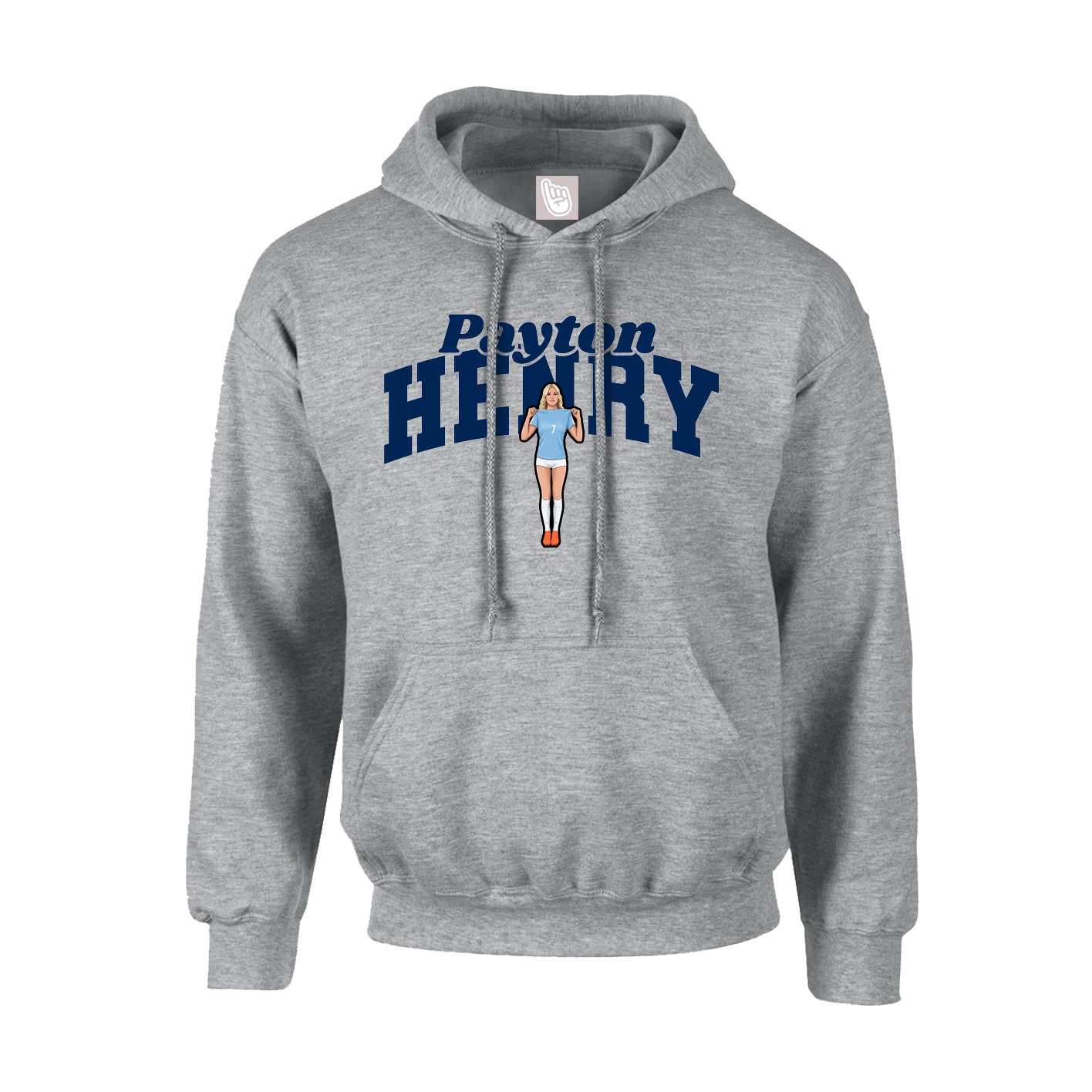 Hoodie — Signature Arch in Grey