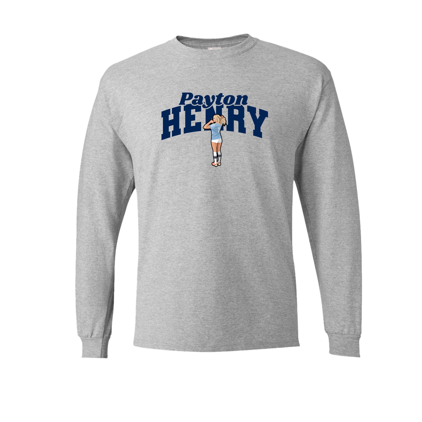 Long Sleeve Tee — Signature Arch in Grey