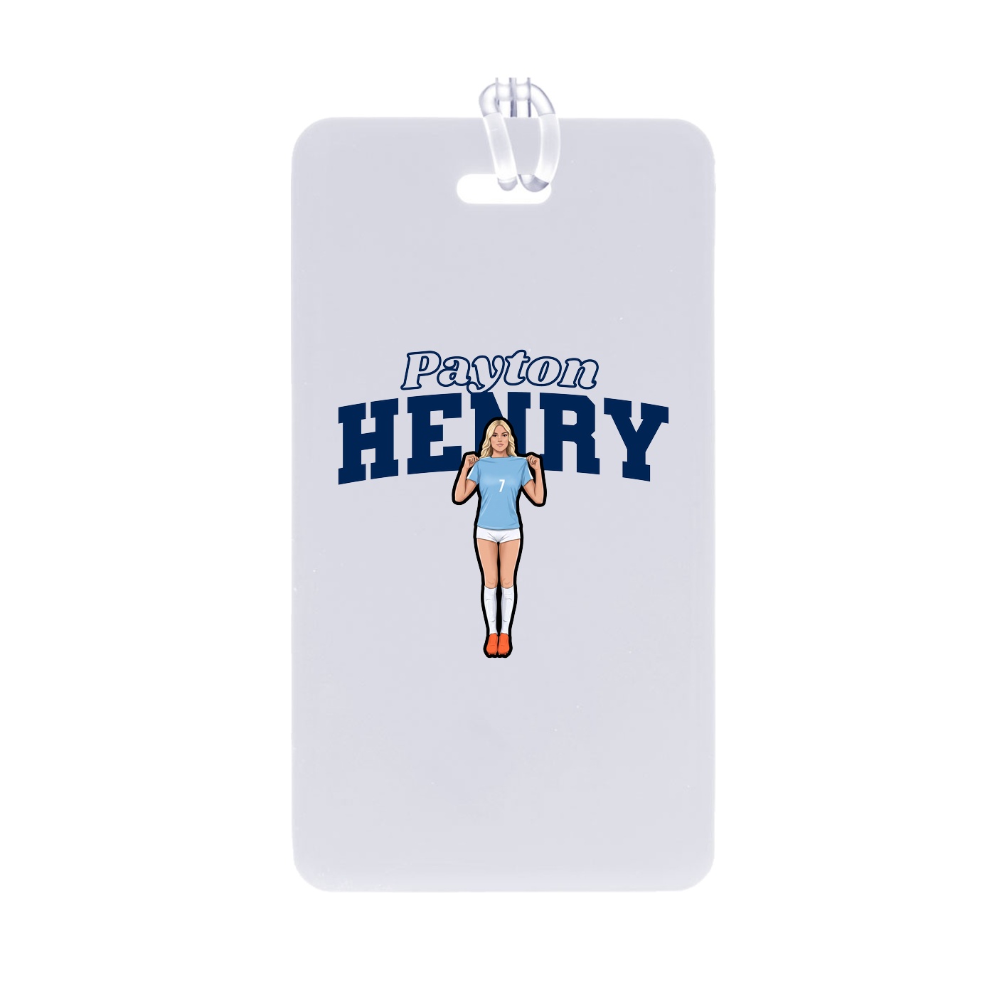 Bag Tag — Name Arch in Classic