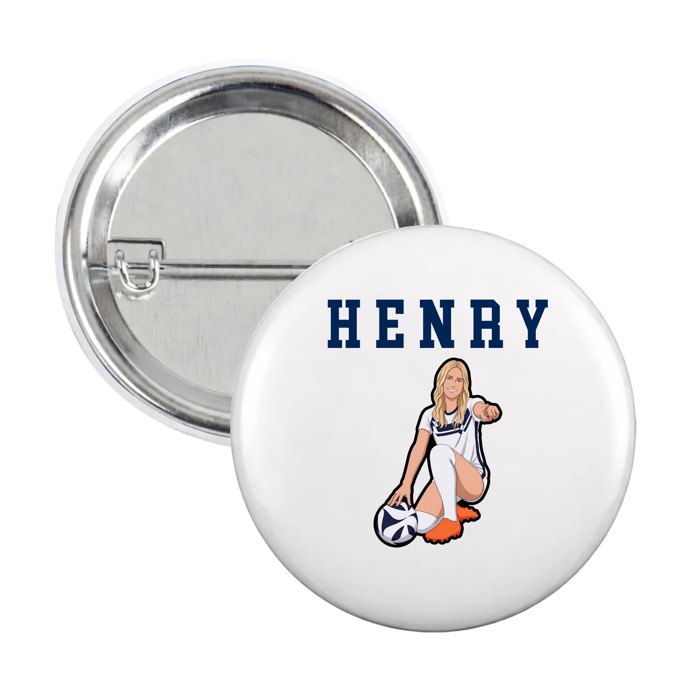 Game Day Button — Shirsey in White