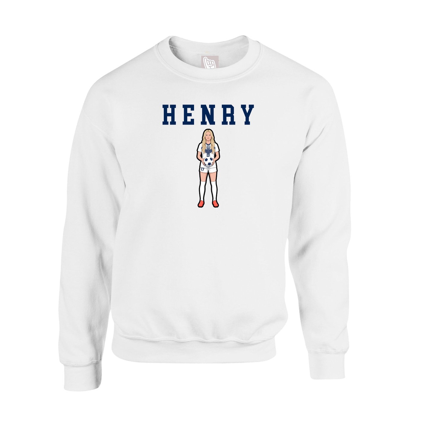 Fleece Crew — Shirsey in White