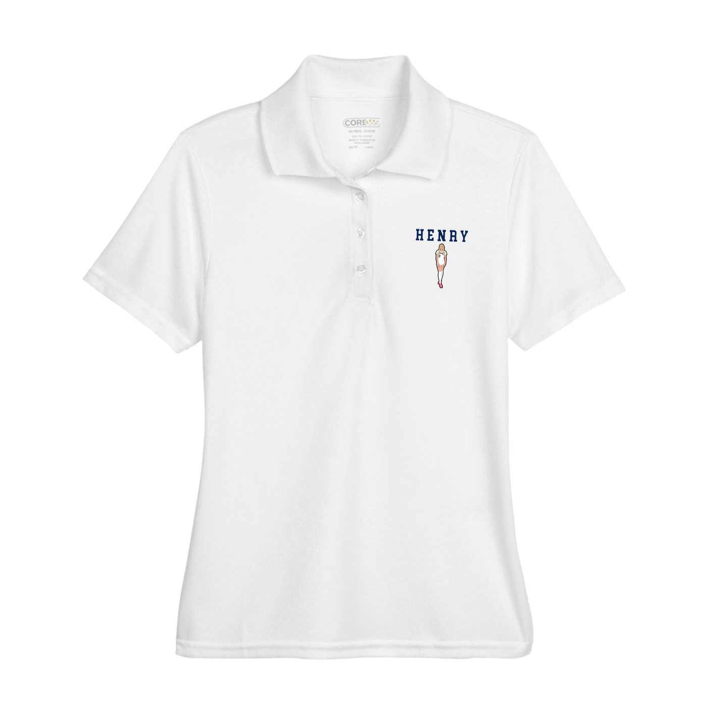 Womens Performance Polo — Shirsey in White