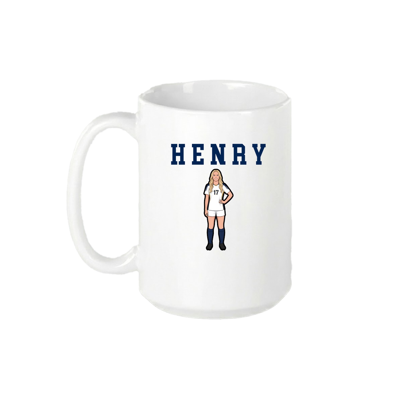 15oz Coffee Mug — Shirsey in White