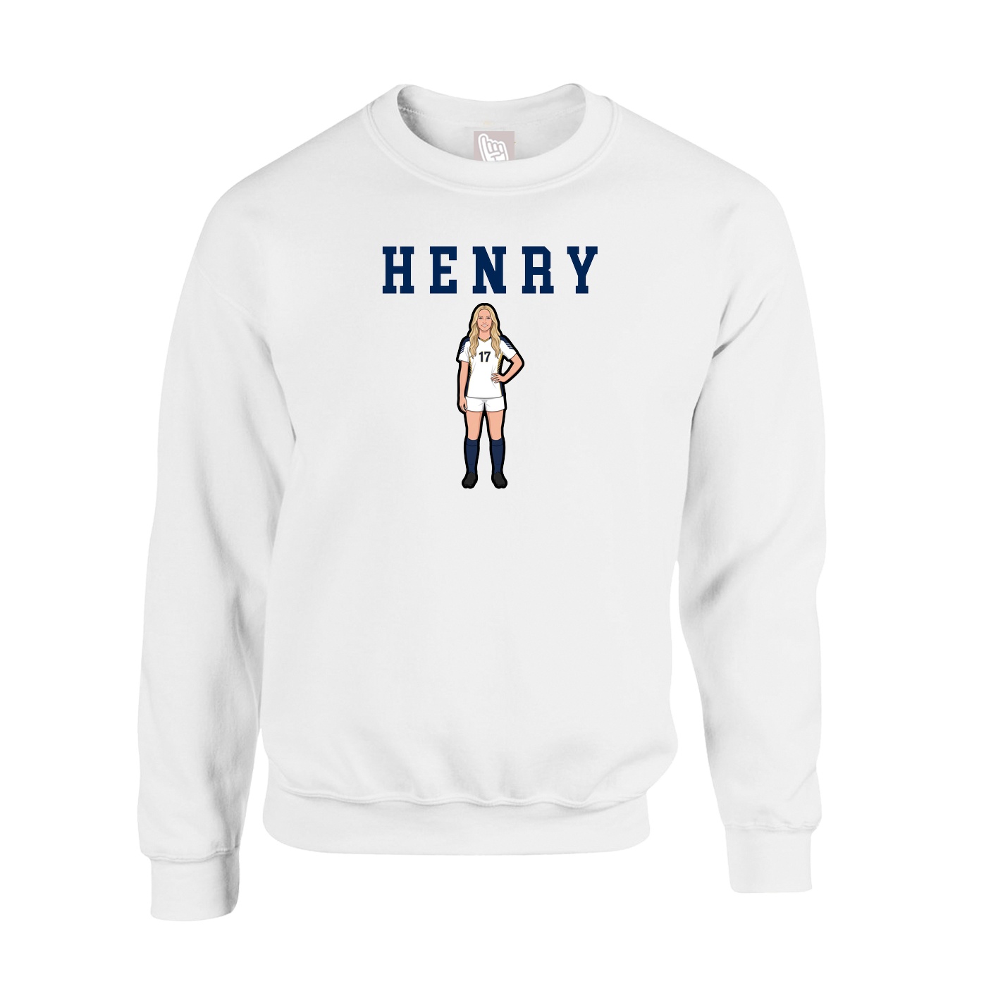 Fleece Crew — Shirsey in White