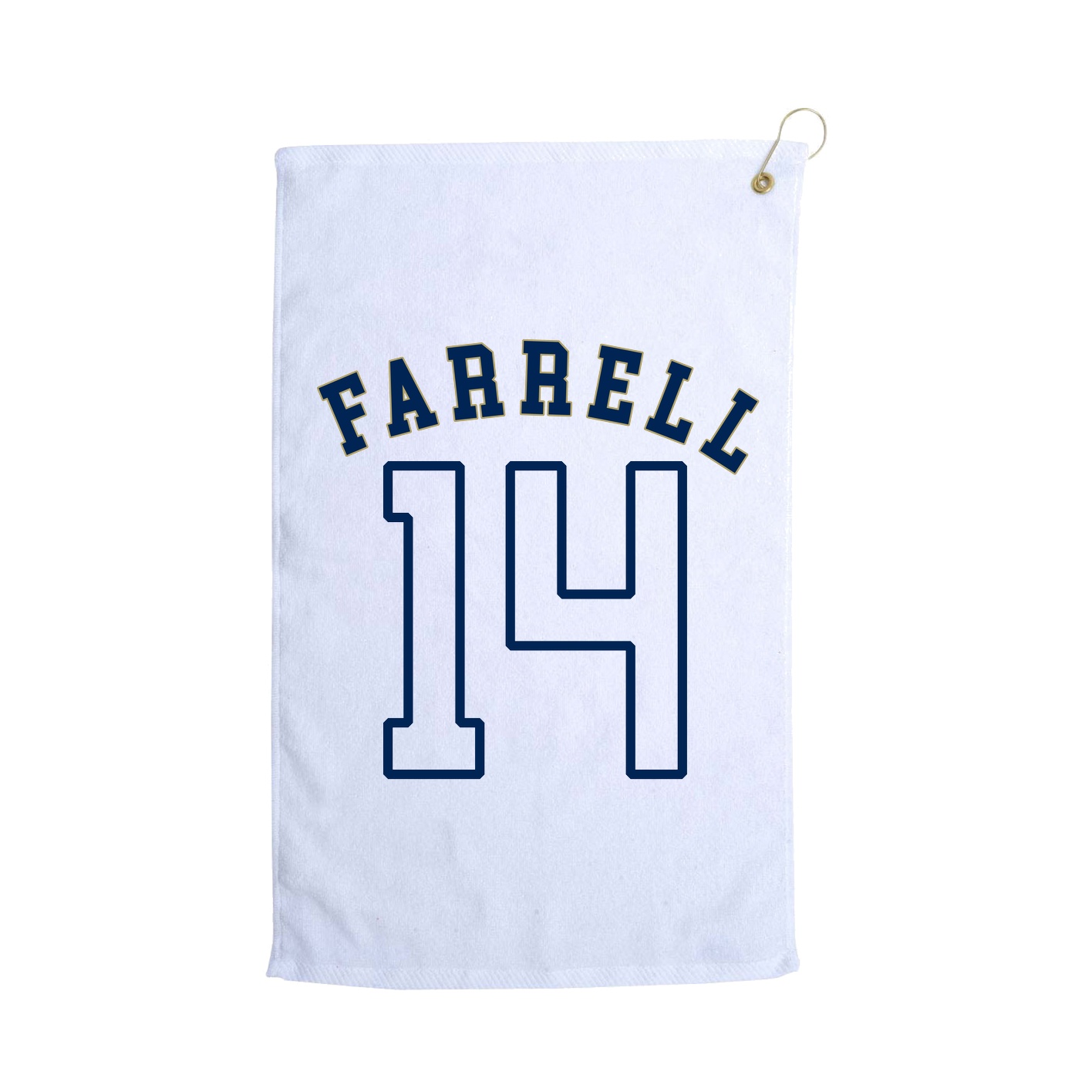 Golf Towel — Shirsey Arch in White
