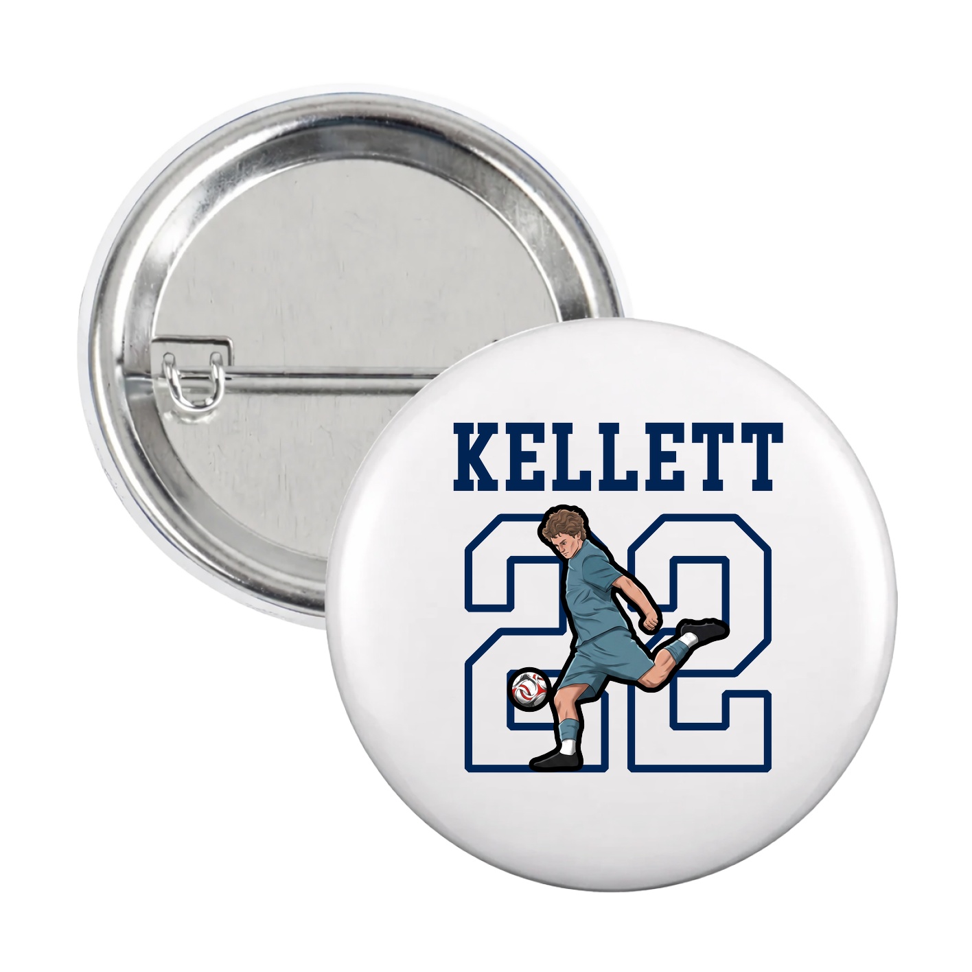 Game Day Button — Shirsey in White
