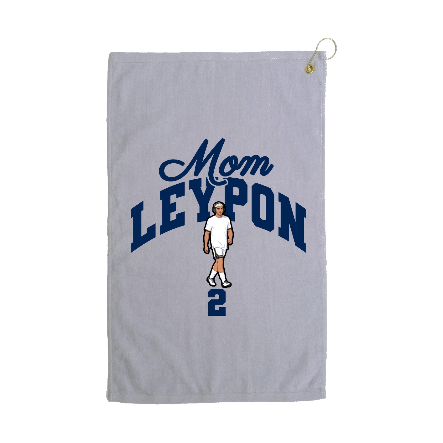 Golf Towel — Mothers Day Arch in Grey