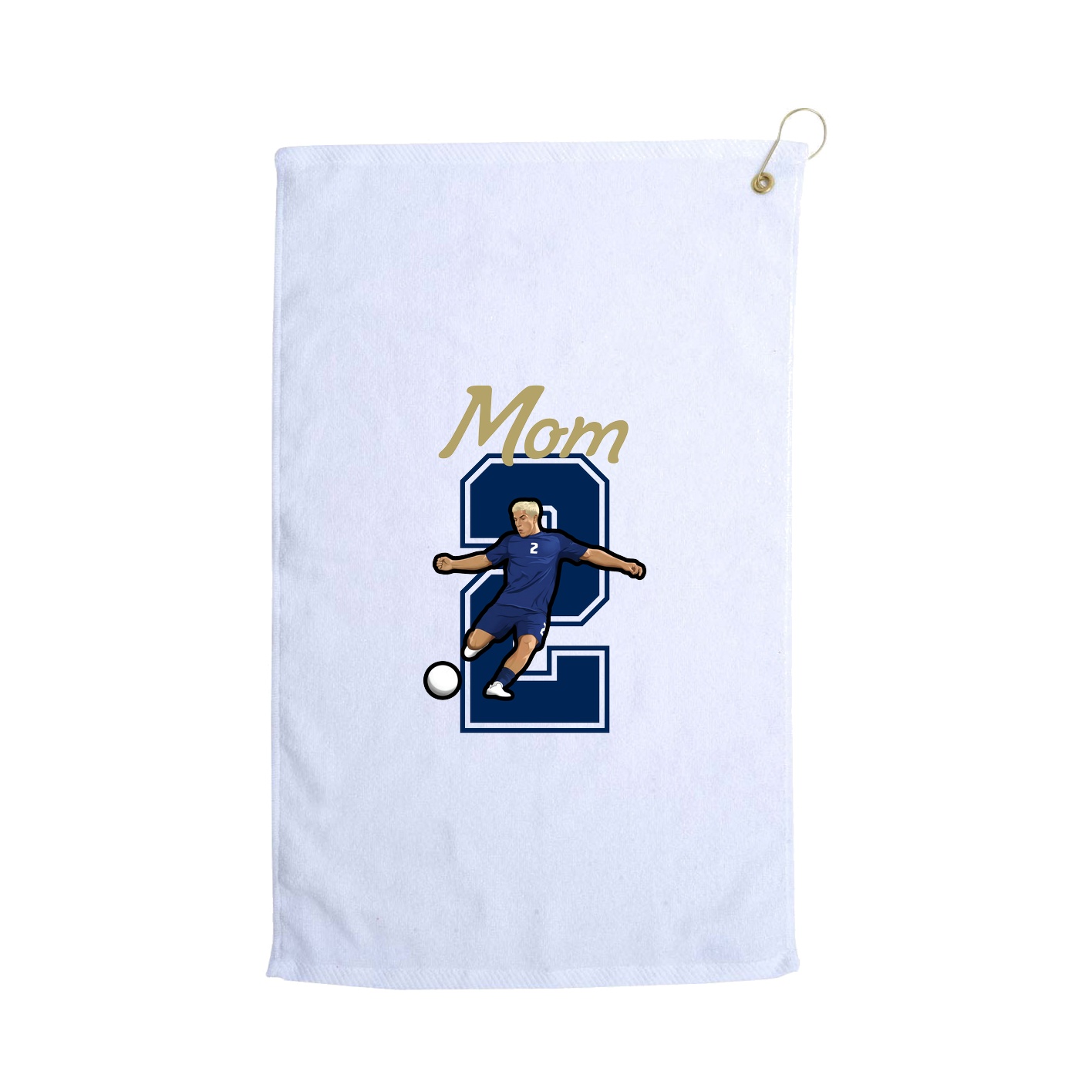 Golf Towel — Mothers Day Shirsey in White