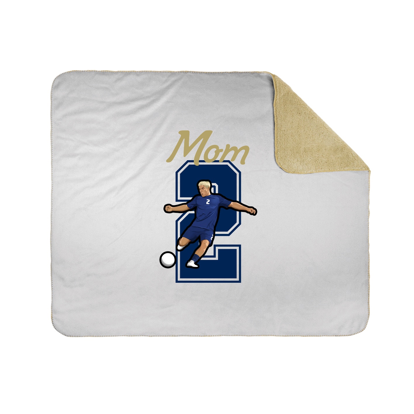 Throw Blanket — Mothers Day Shirsey in White