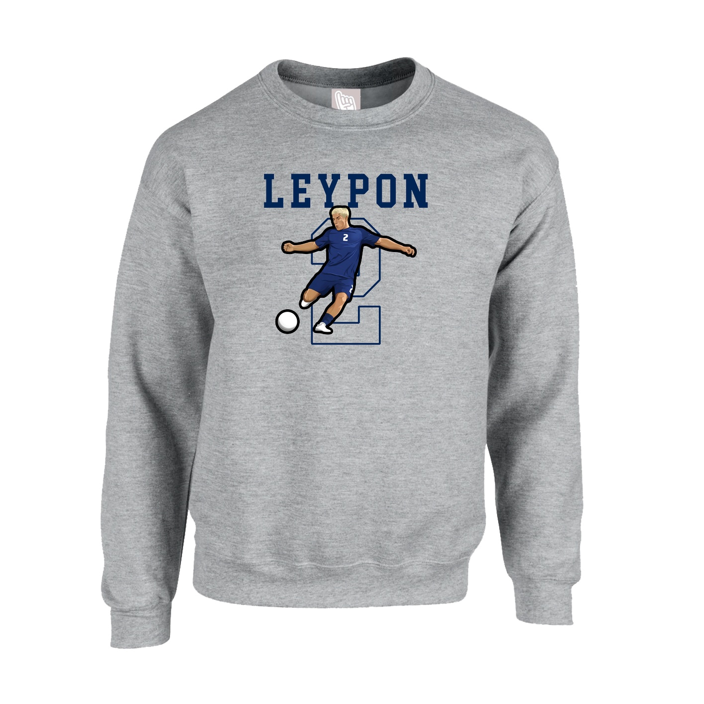 Fleece Crew — Shirsey in Grey