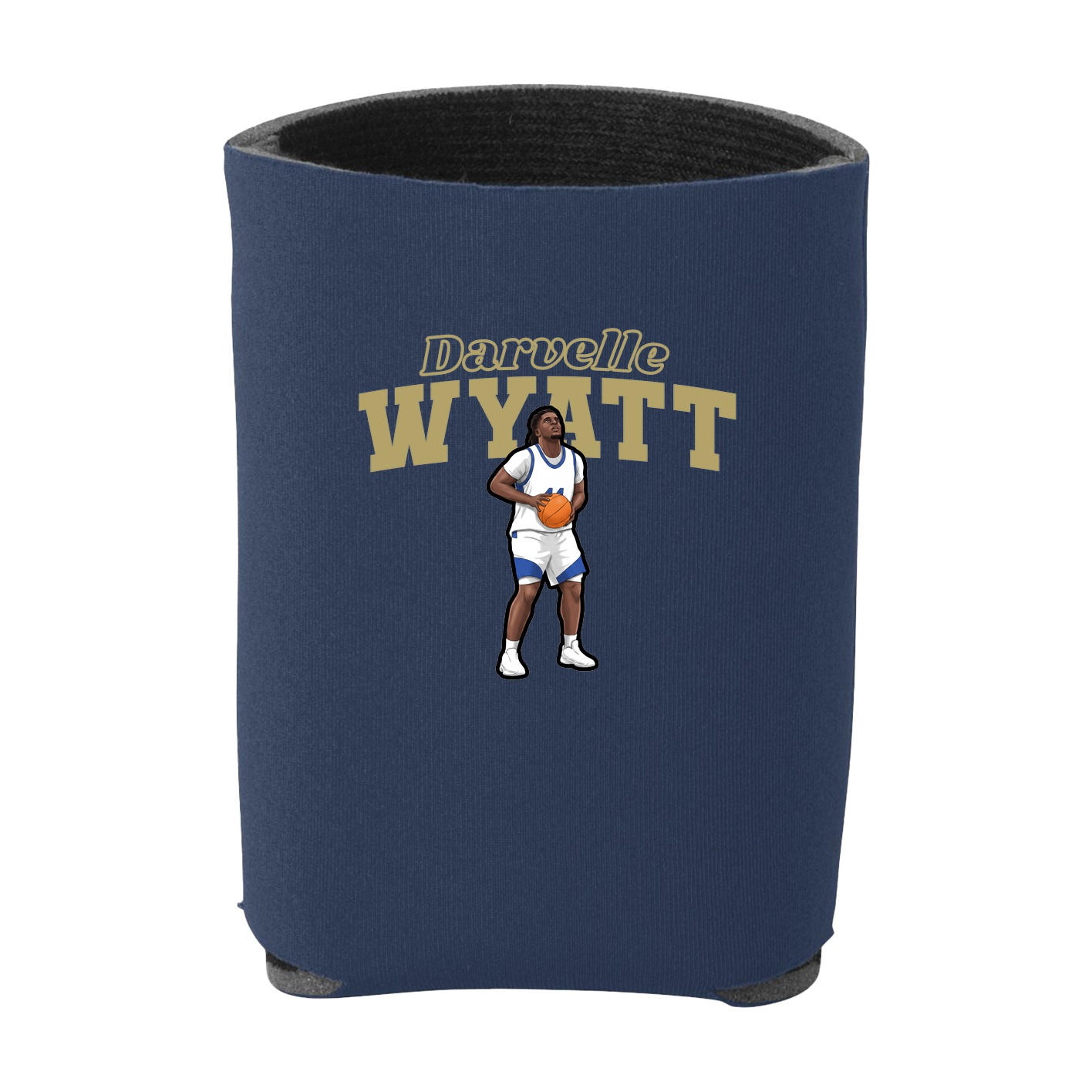Can Holder — Name Arch in Navy