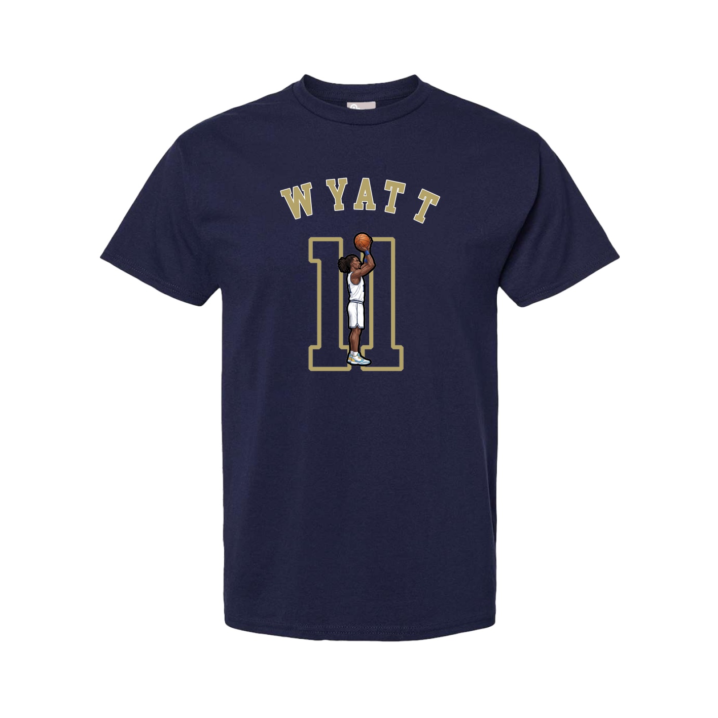 Youth Tee — Shirsey Arch in Navy