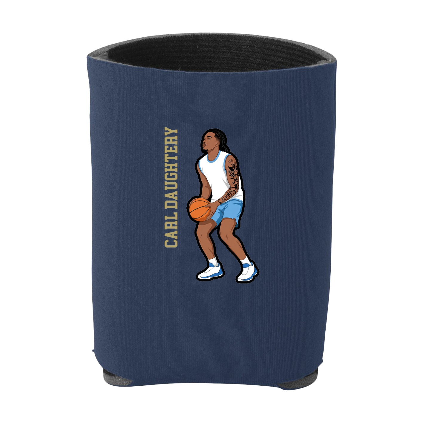 Can Holder — Name Vertical in Navy