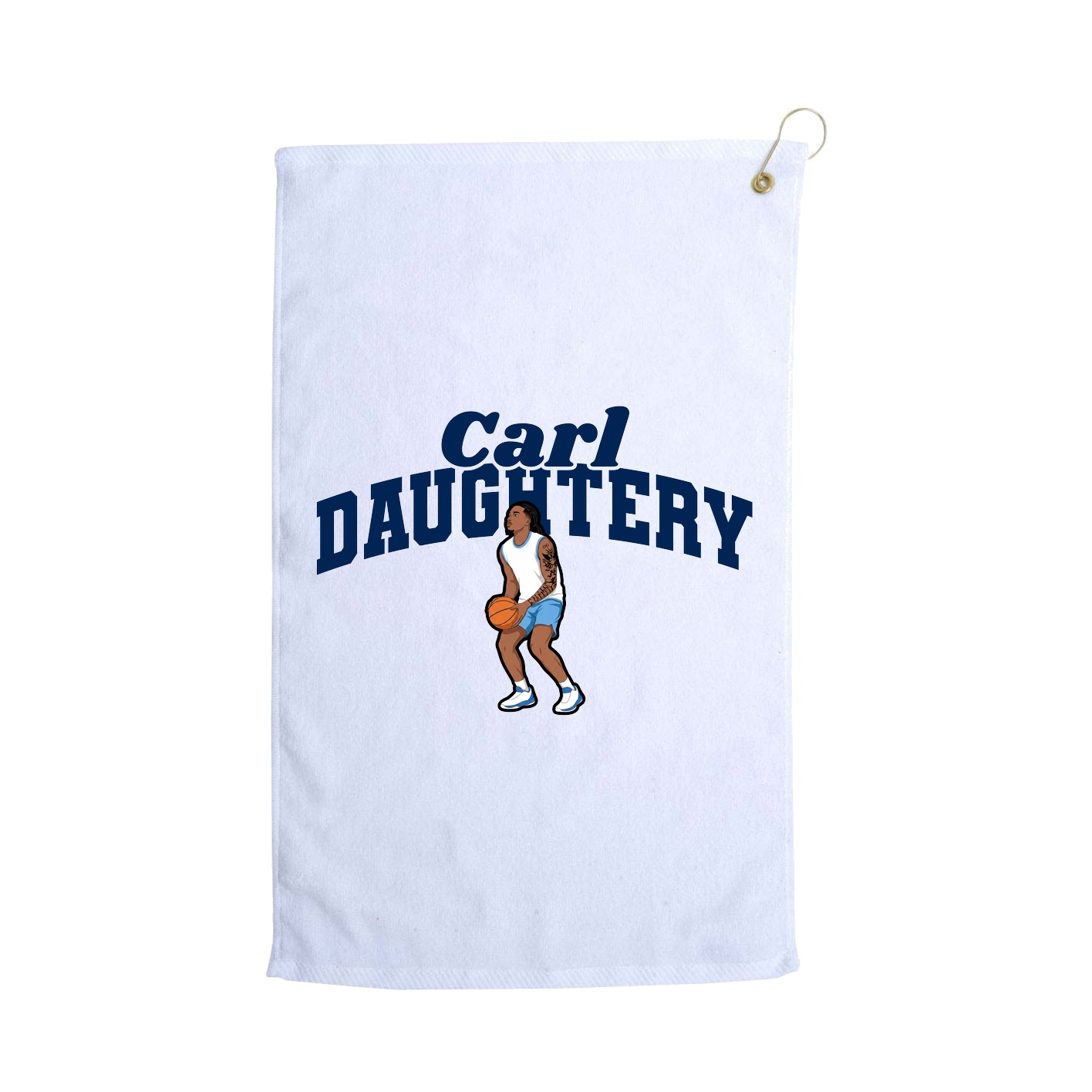 Golf Towel — Signature Arch in White