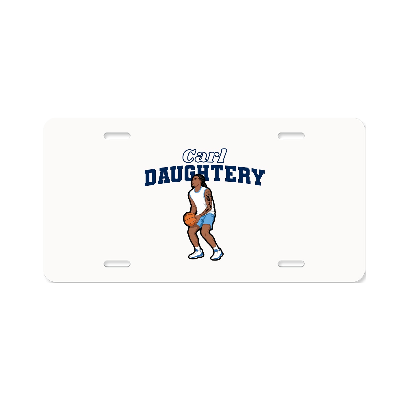 License Plate — Name Arch in Classic