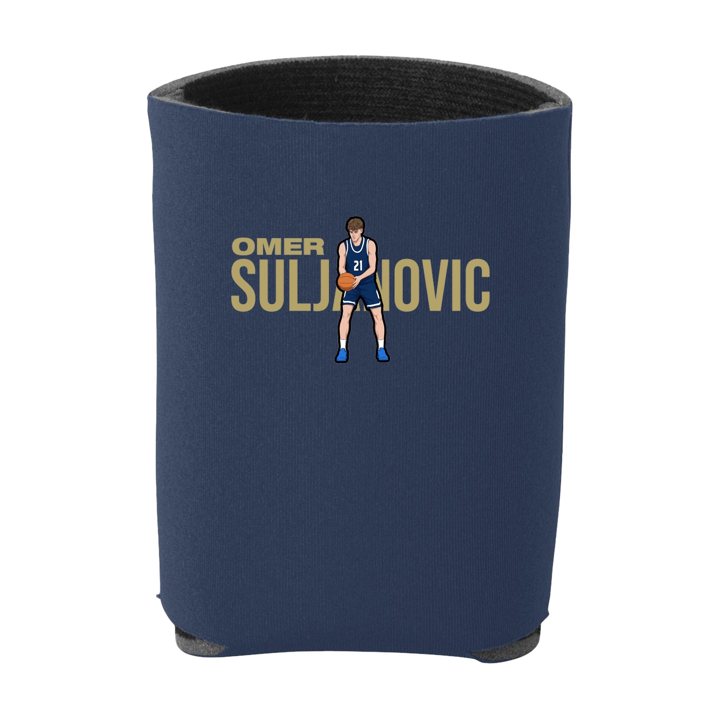 Can Holder — Player Name in Navy
