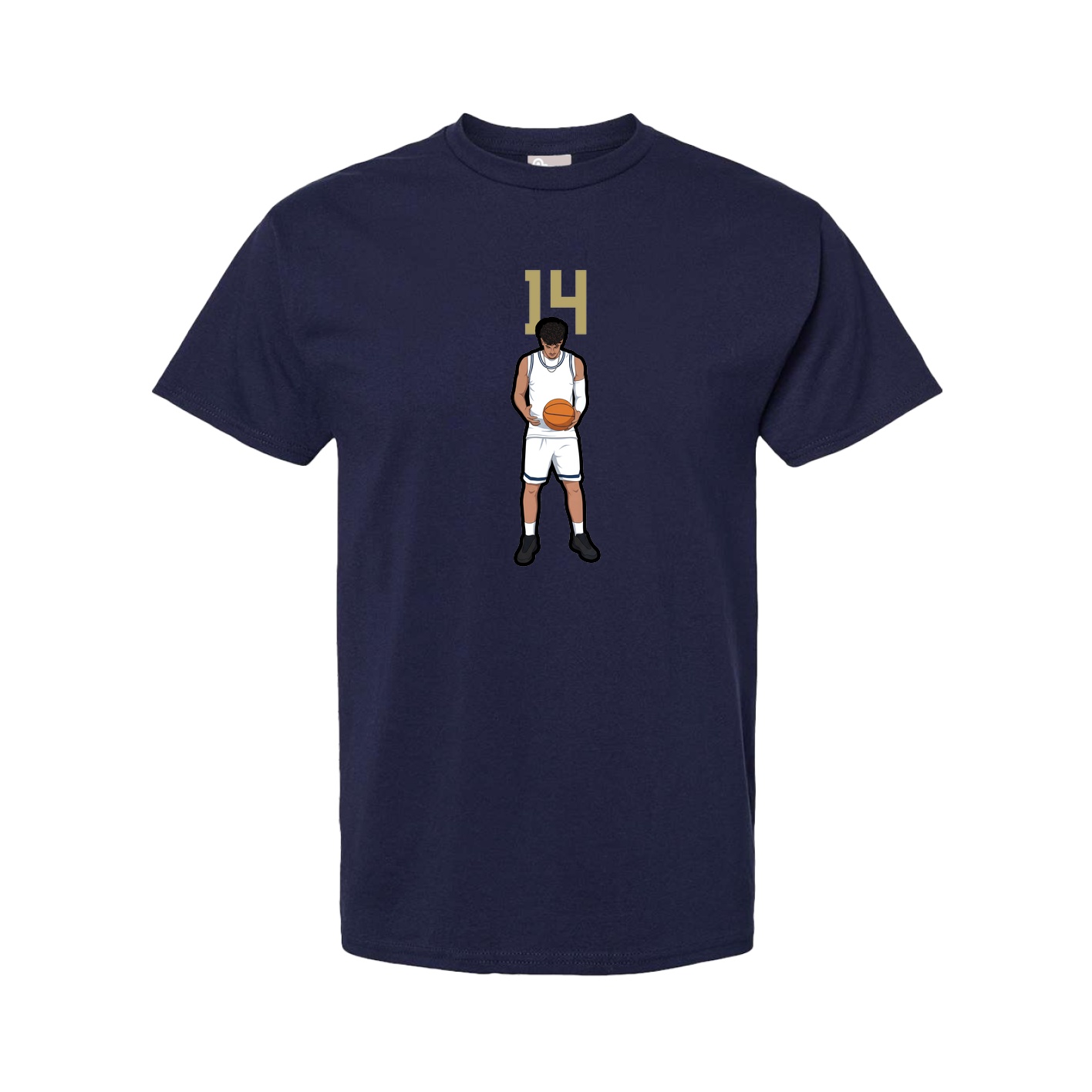 Tee — Number Top in Navy